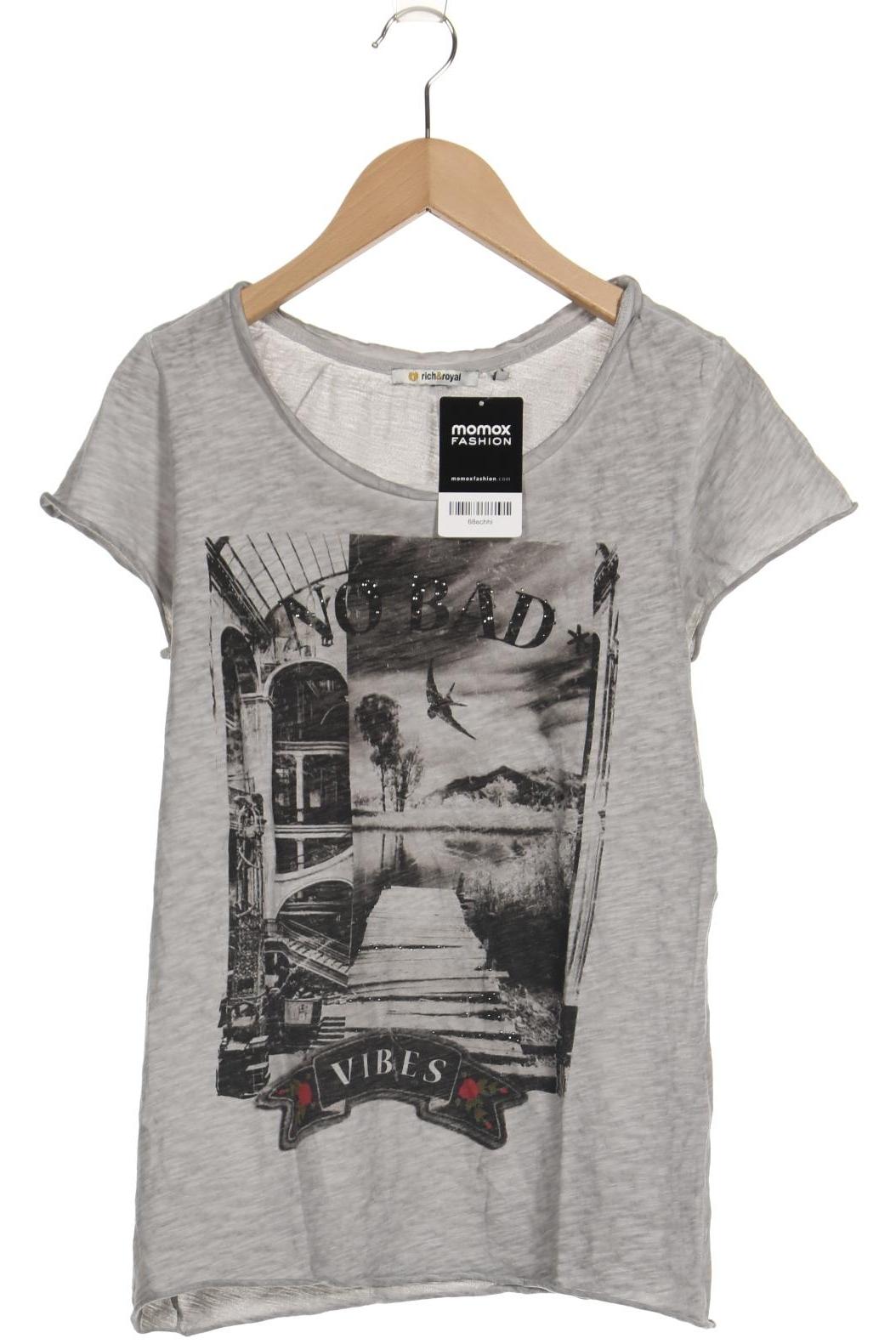 

Rich & Royal Damen T-Shirt, grau, Gr. 34
