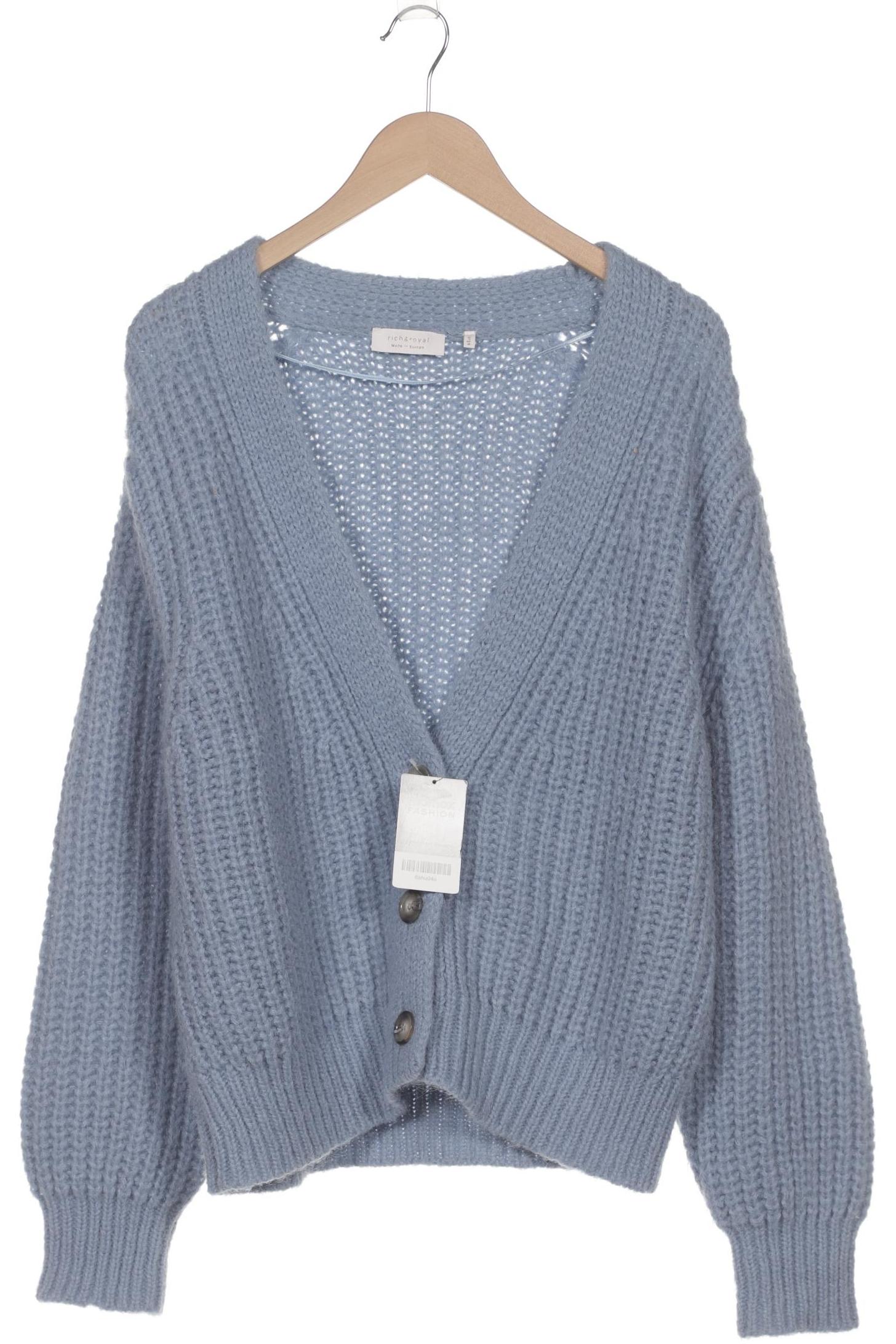 

Rich & Royal Damen Strickjacke, blau, Gr. 42