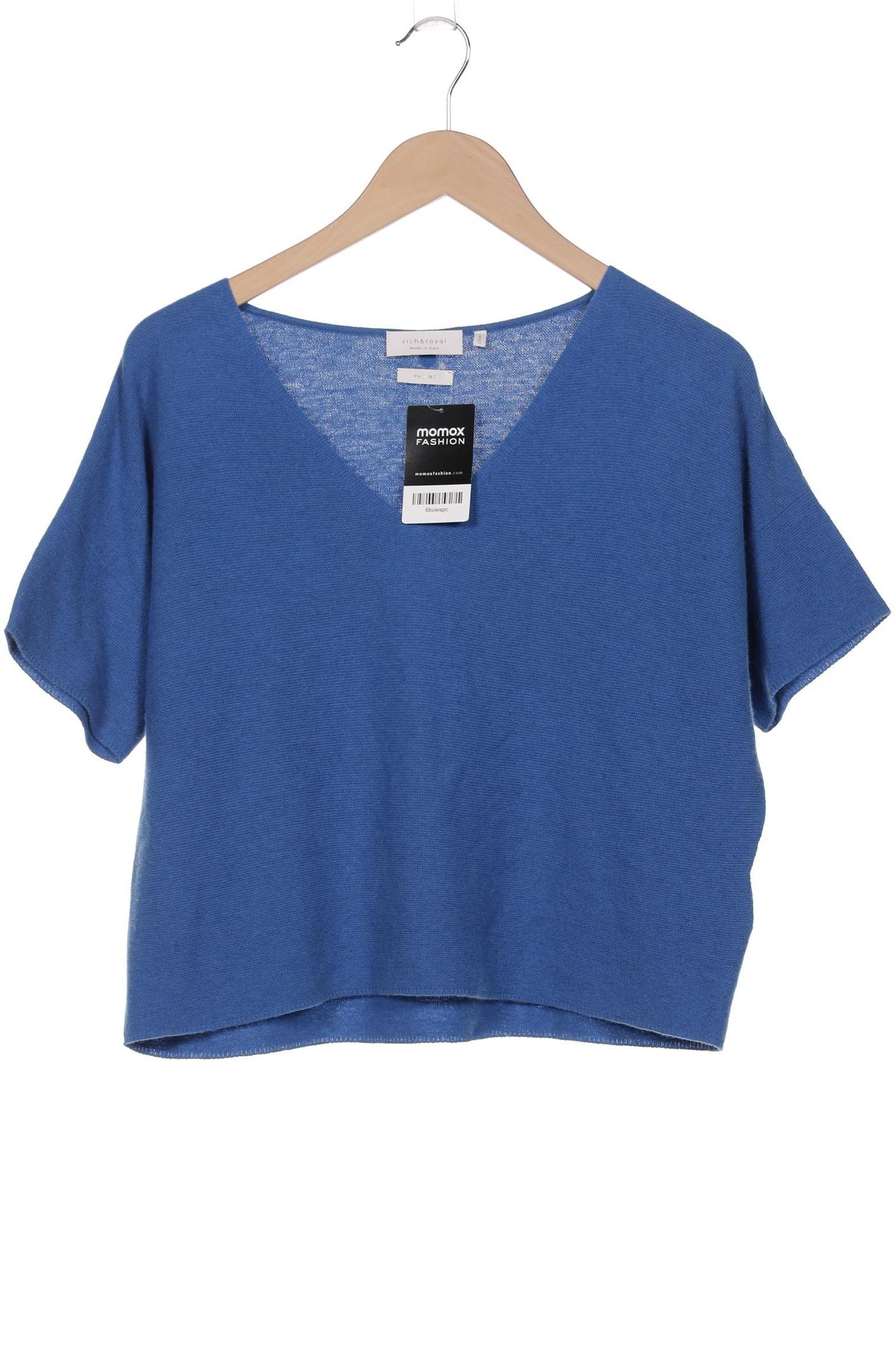 

Rich & Royal Damen Pullover, blau, Gr. 34