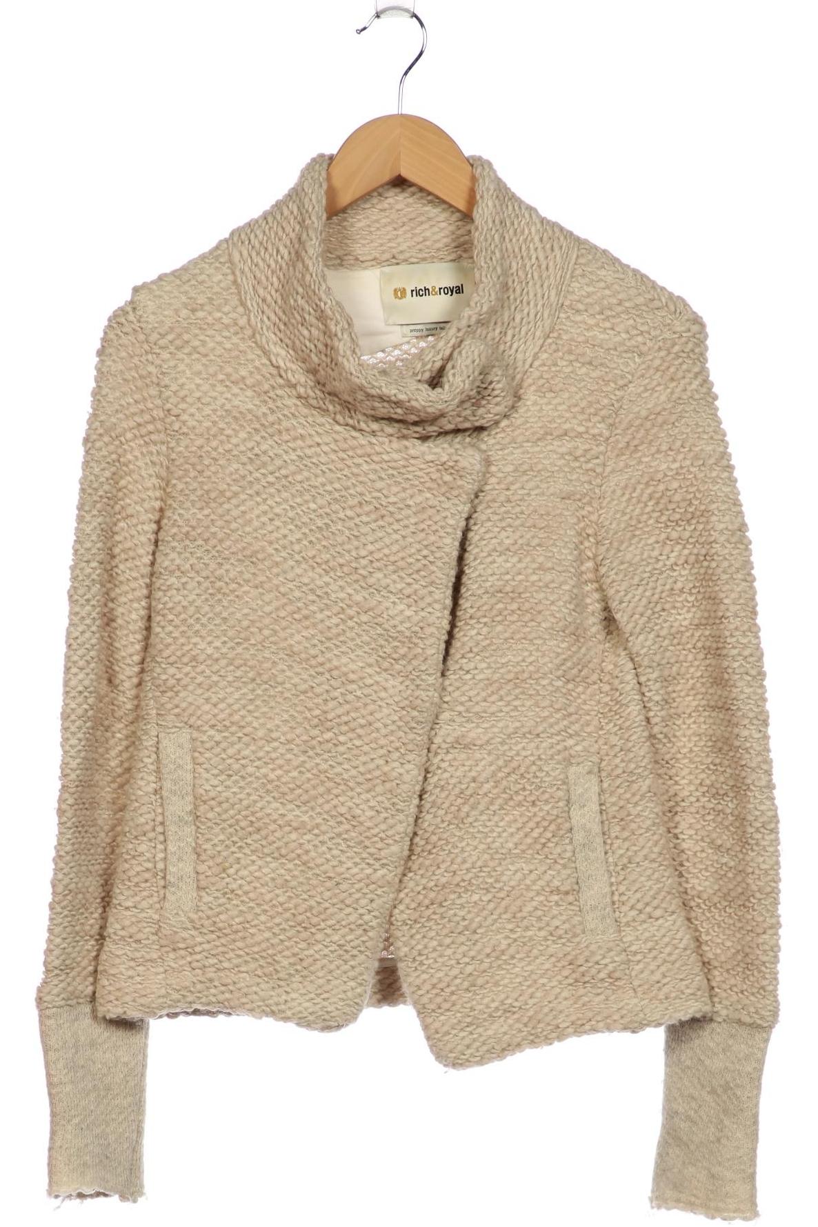 

Rich & Royal Damen Strickjacke, beige, Gr. 34