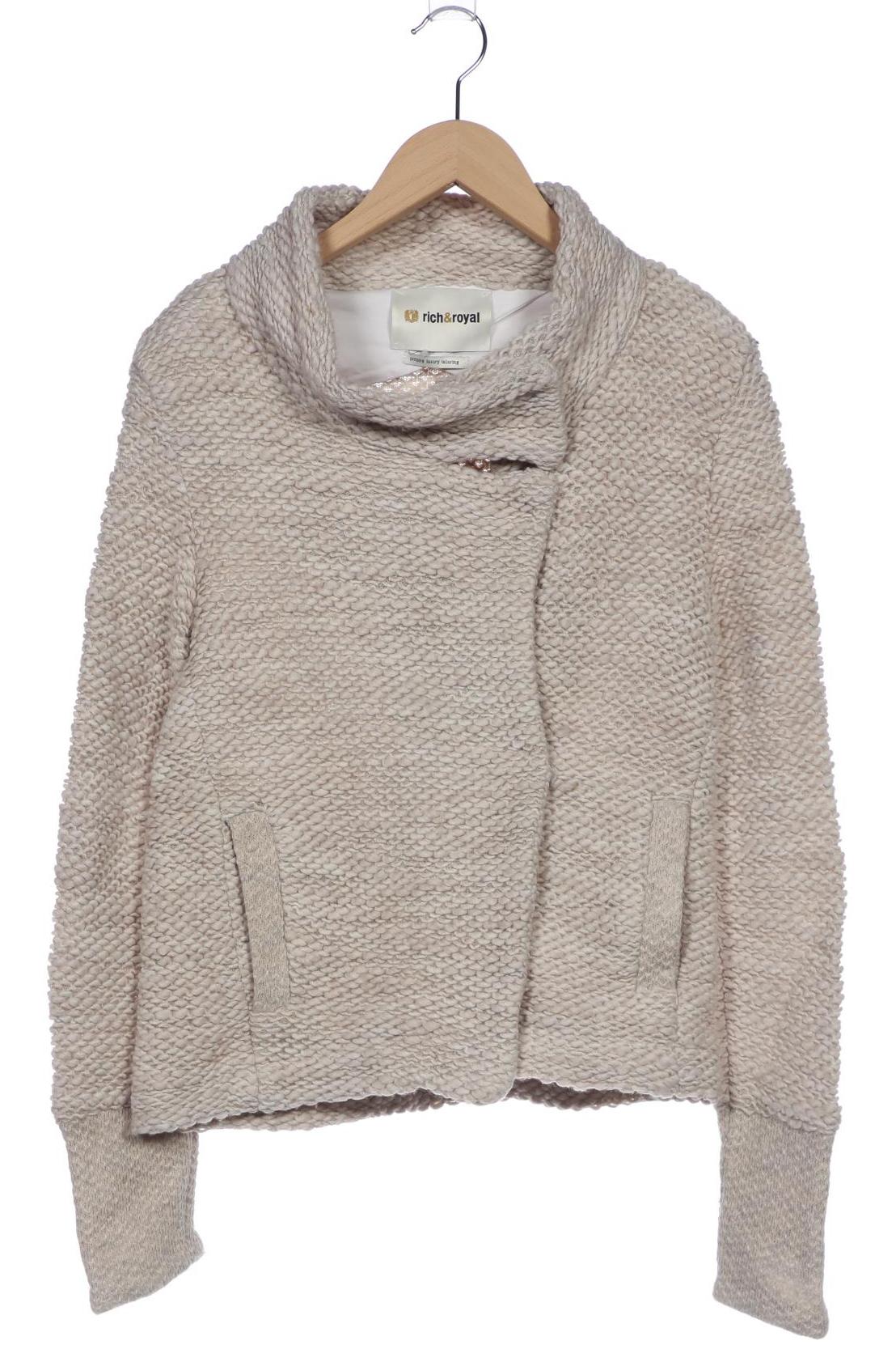 

Rich & Royal Damen Strickjacke, beige, Gr. 36