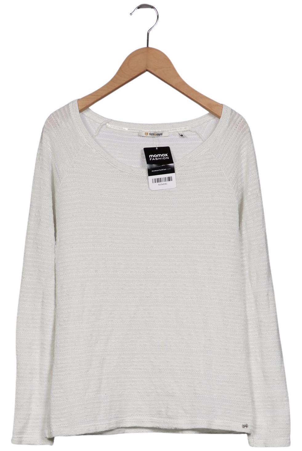 

Rich & Royal Damen Pullover, weiß, Gr. 36