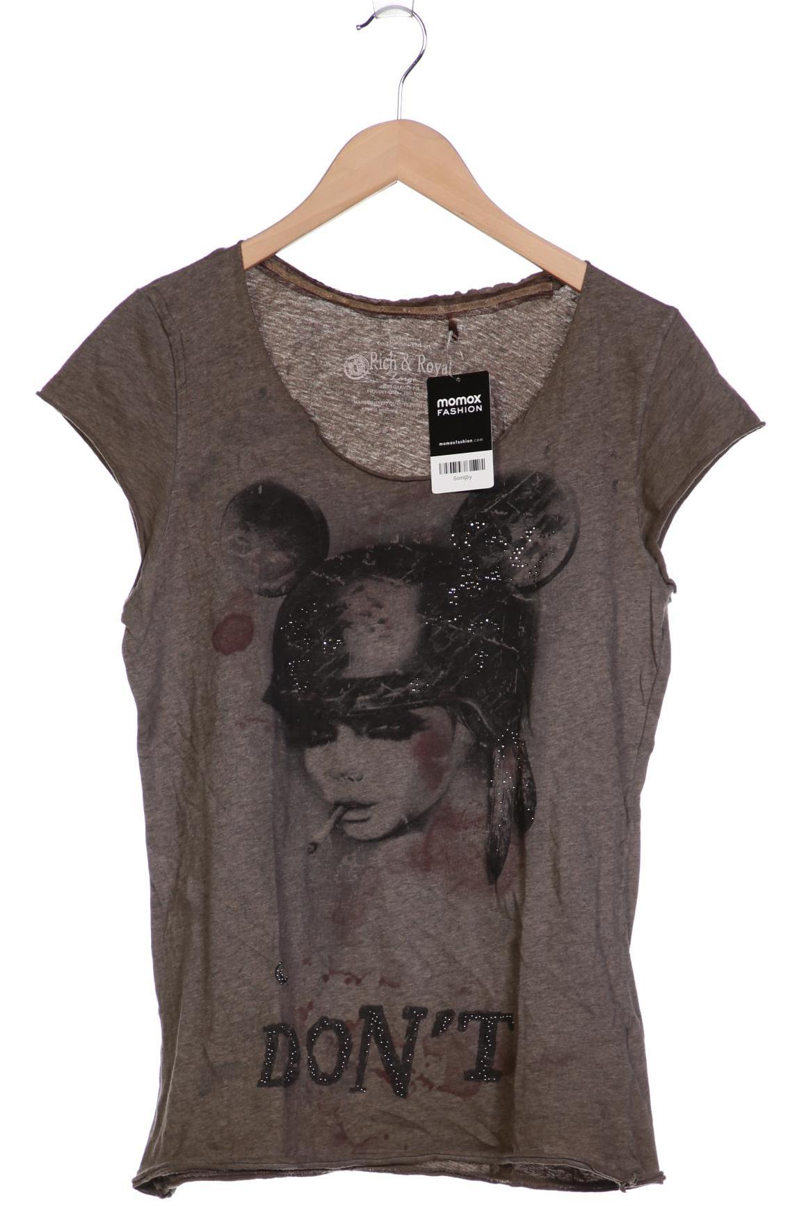 

Rich & Royal Damen T-Shirt, grau, Gr. 42