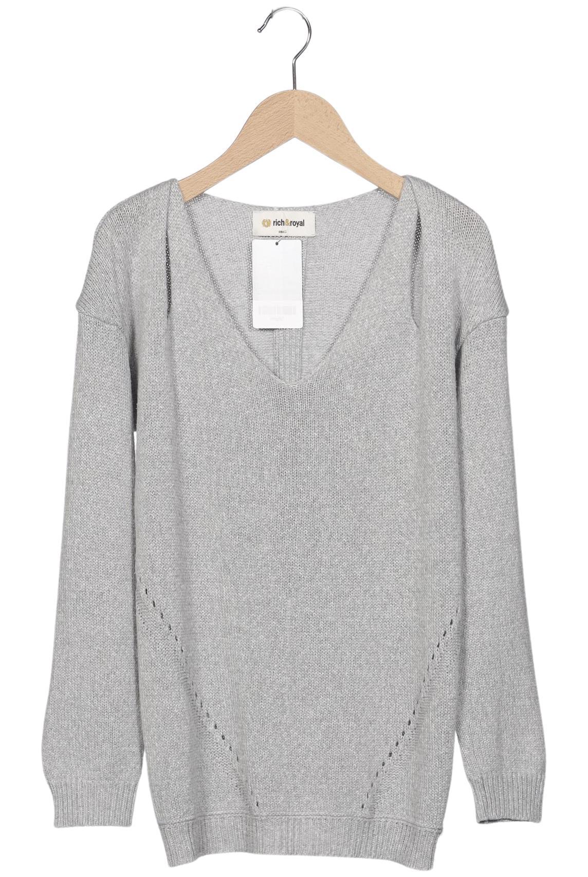 

Rich & Royal Damen Pullover, grau, Gr. 36