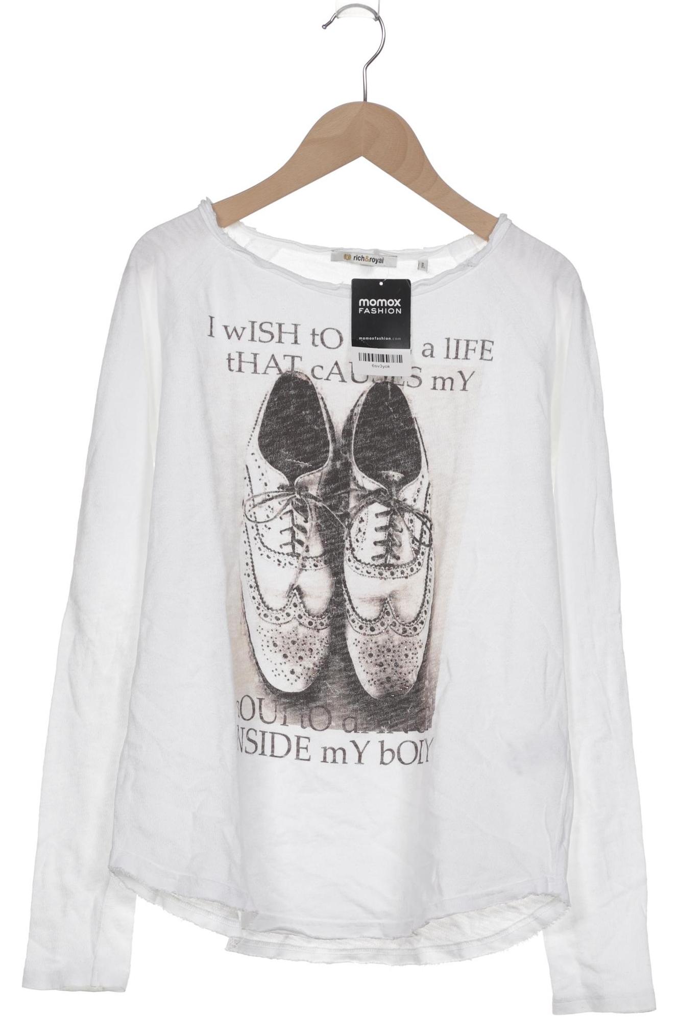 

Rich & Royal Damen Langarmshirt, weiß, Gr. 36