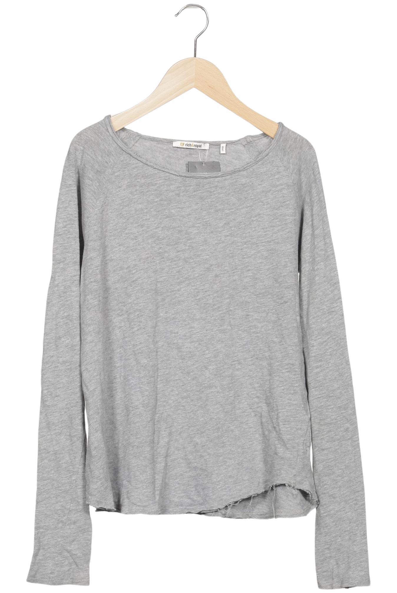 

Rich & Royal Damen Langarmshirt, grau, Gr. 36