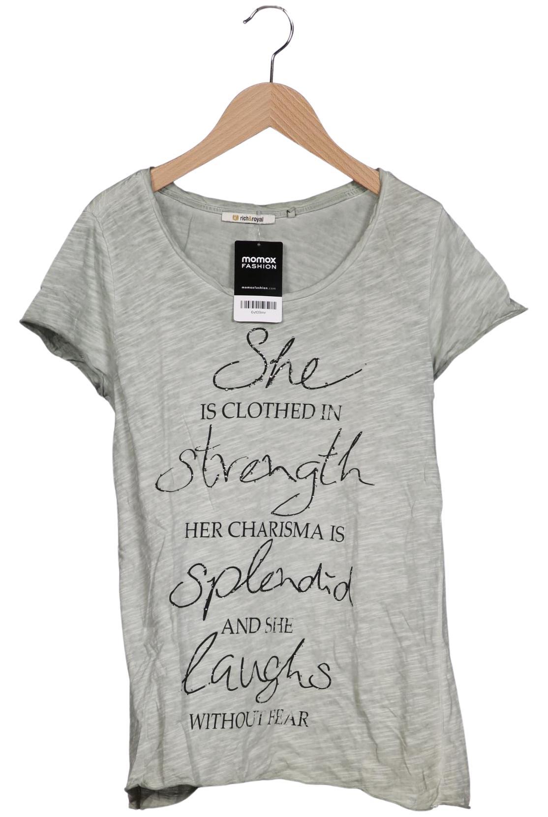 

Rich & Royal Damen T-Shirt, grün, Gr. 36