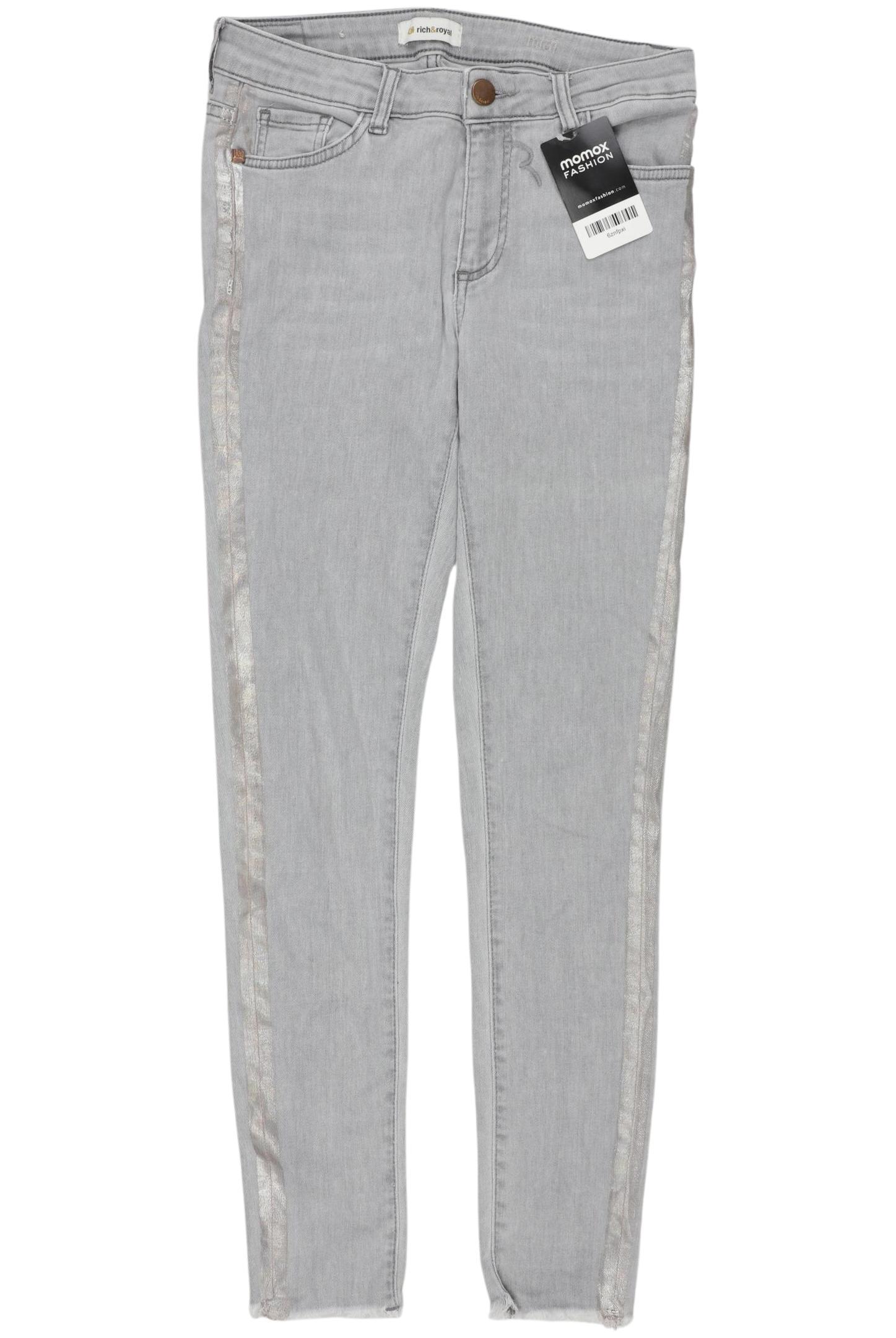 

Rich & Royal Damen Jeans, grau, Gr. 27
