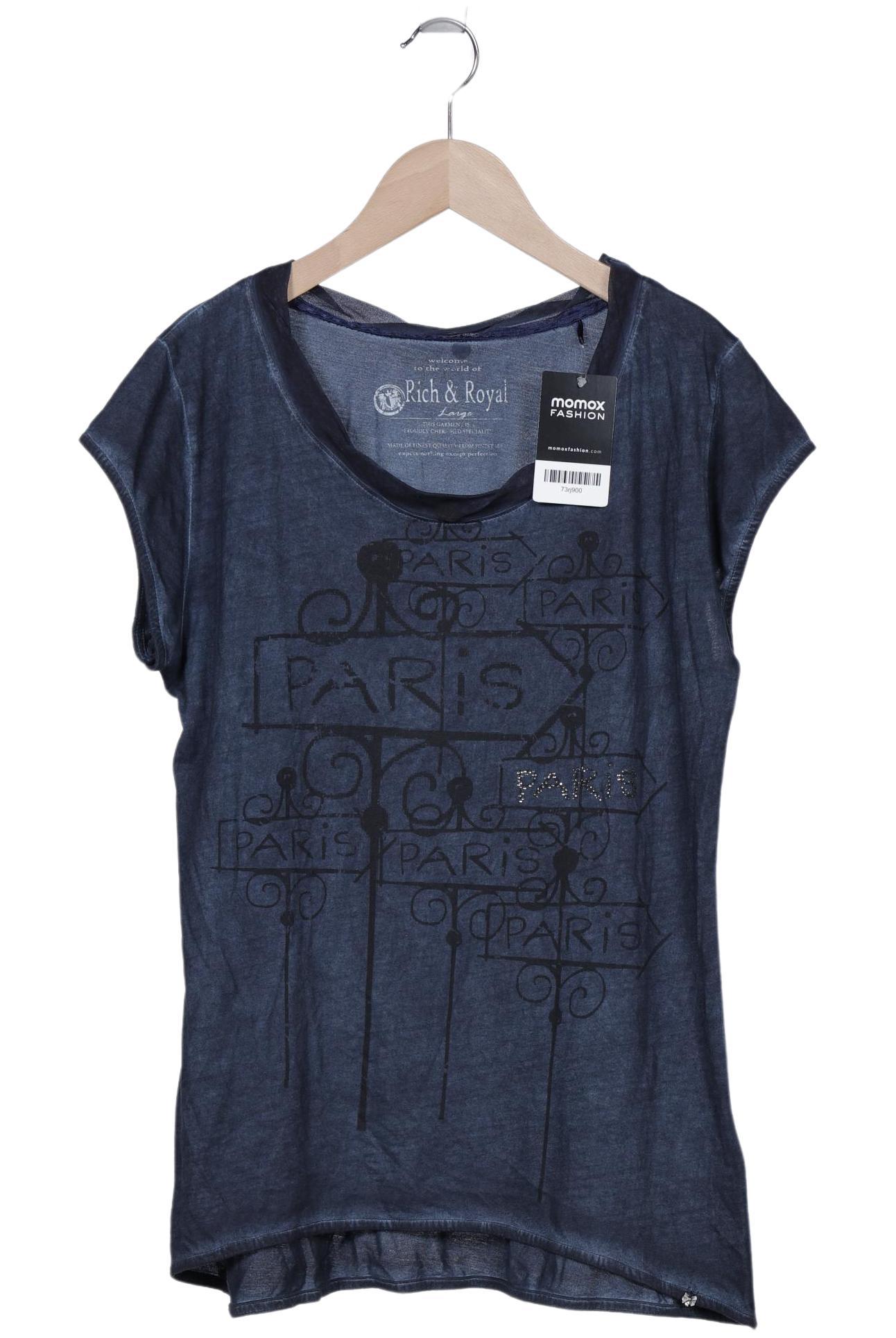 

Rich & Royal Damen T-Shirt, marineblau, Gr. 42