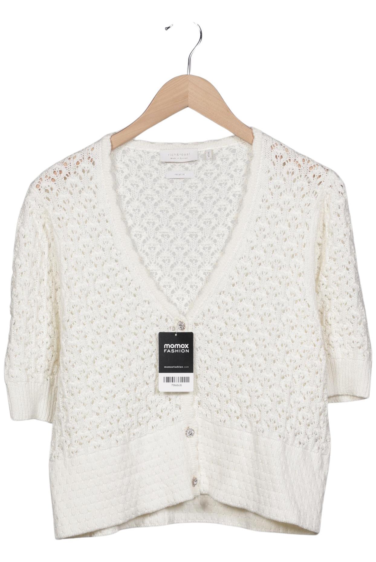 

Rich & Royal Damen Strickjacke, cremeweiß, Gr. 42