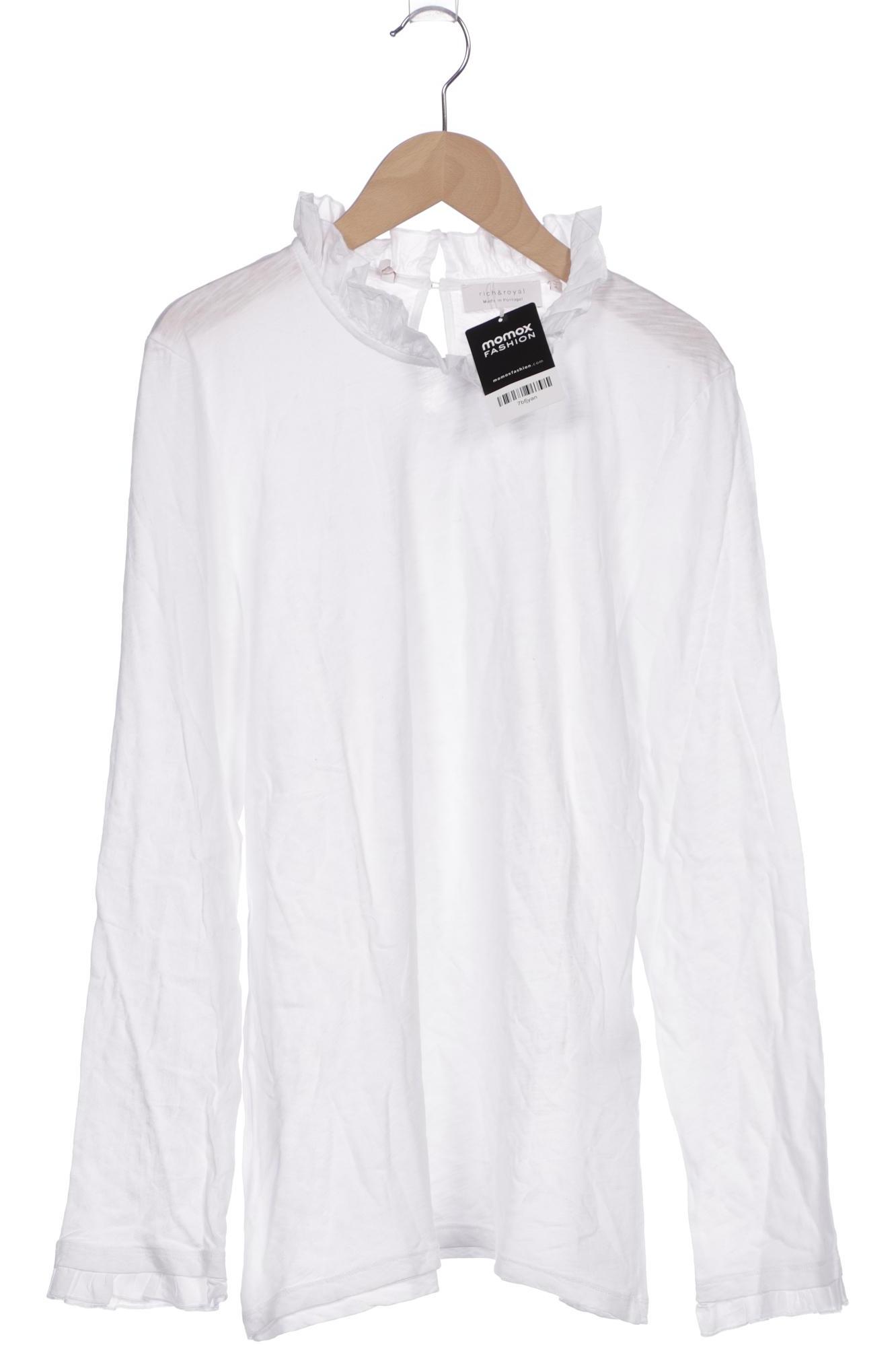 

Rich & Royal Damen Langarmshirt, weiß, Gr. 42
