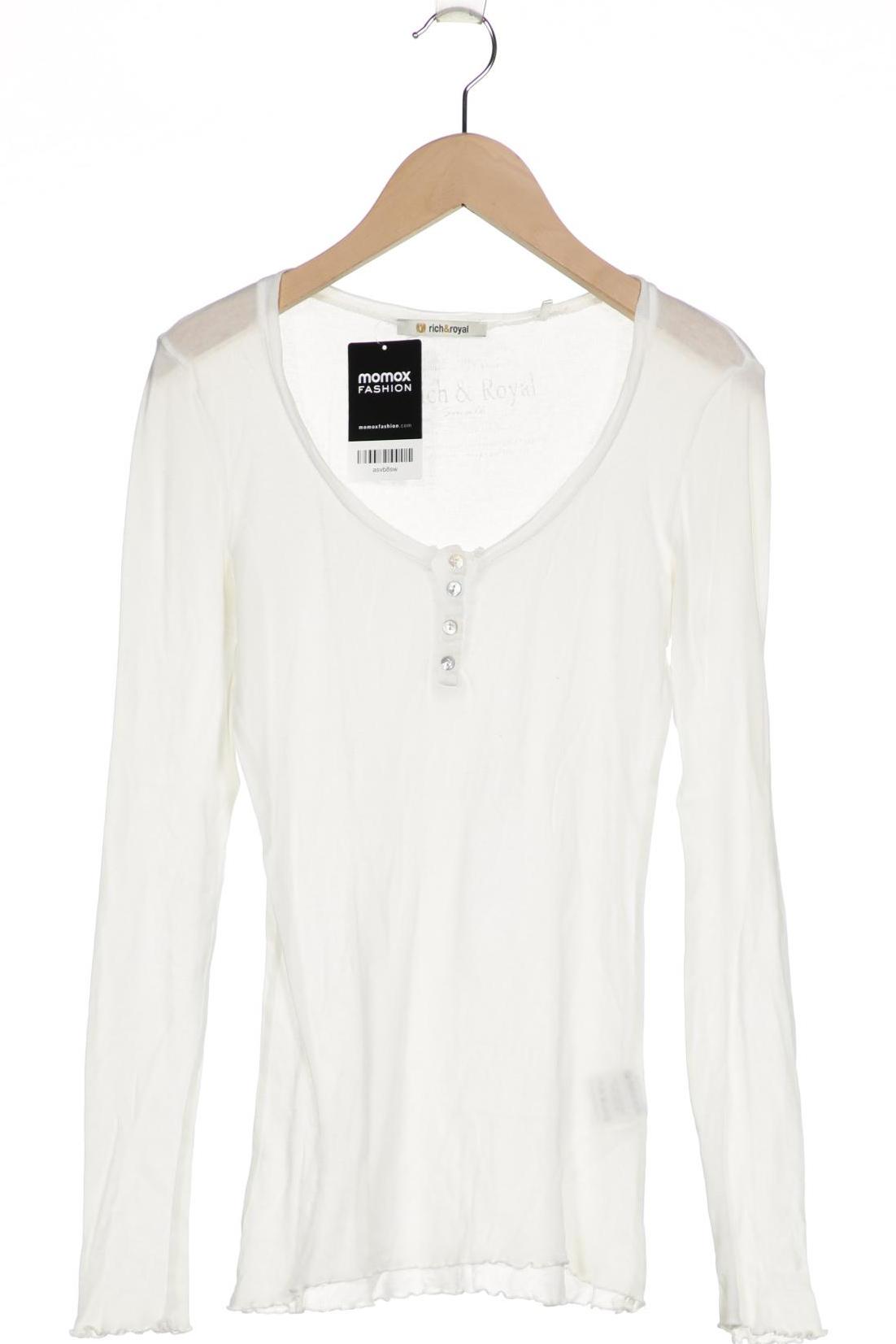 

Rich&Royal Damen Langarmshirt, cremeweiß