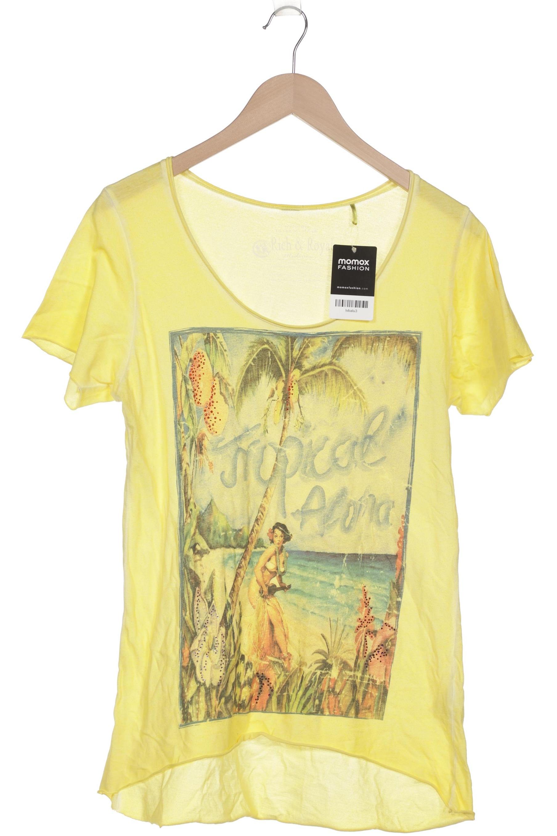 

Rich & Royal Damen T-Shirt, gelb, Gr. 38