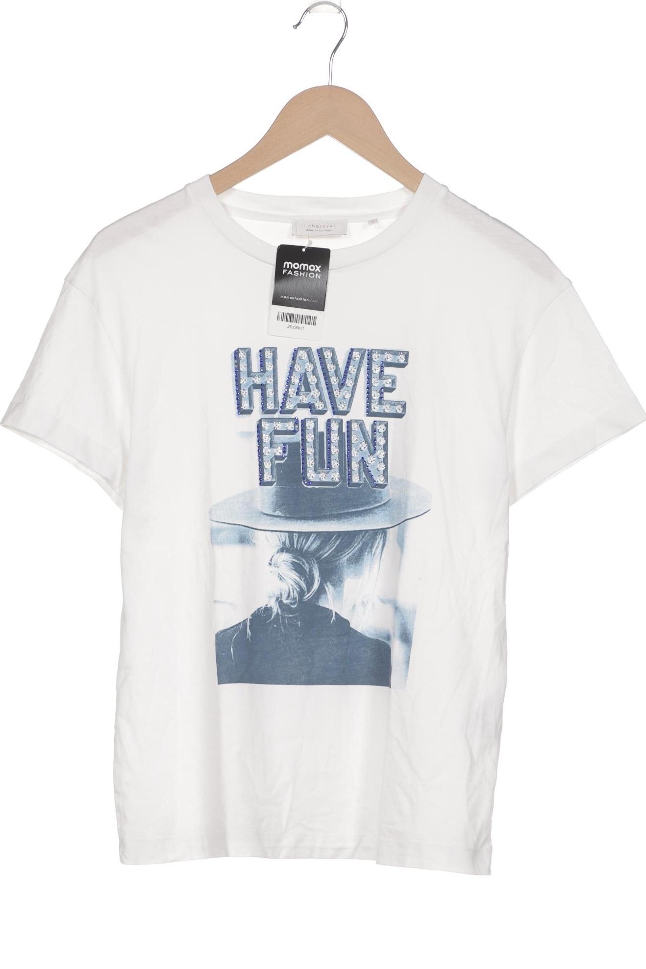 

Rich & Royal Damen T-Shirt, weiß, Gr. 36