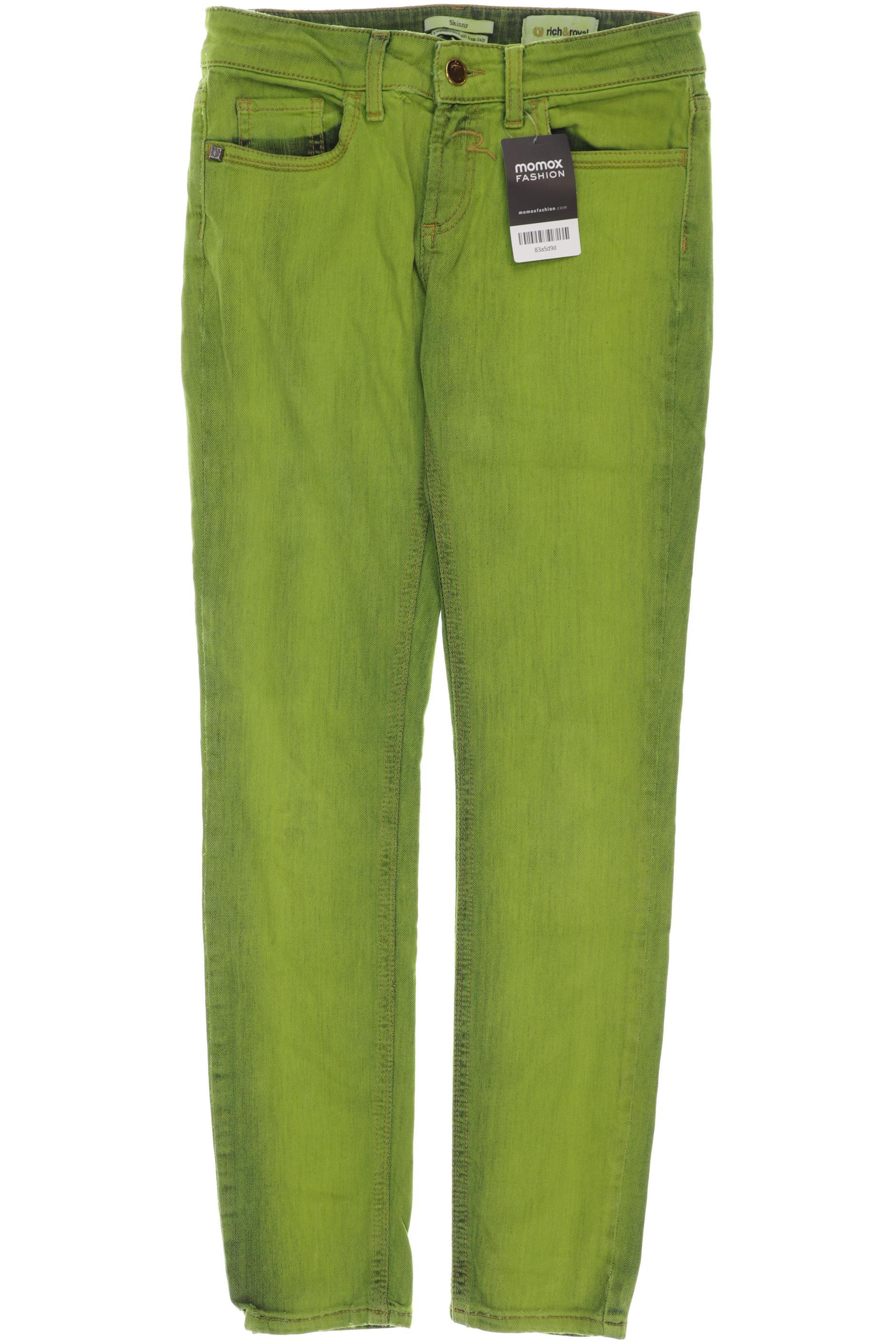 

Rich & Royal Damen Jeans, grün, Gr. 27