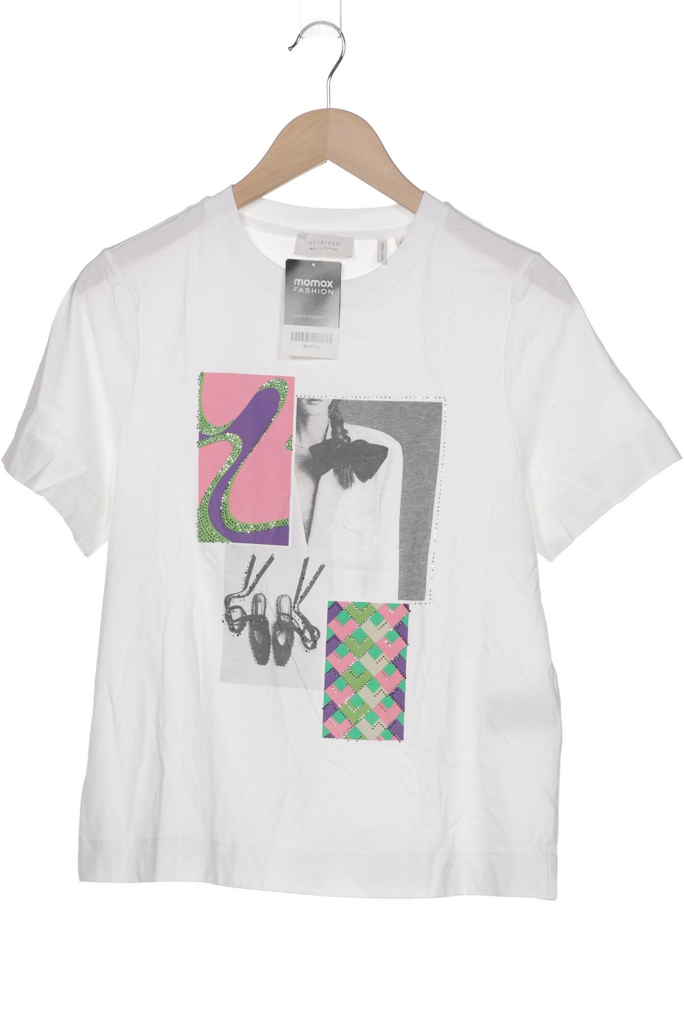 

Rich & Royal Damen T-Shirt, weiß, Gr. 36