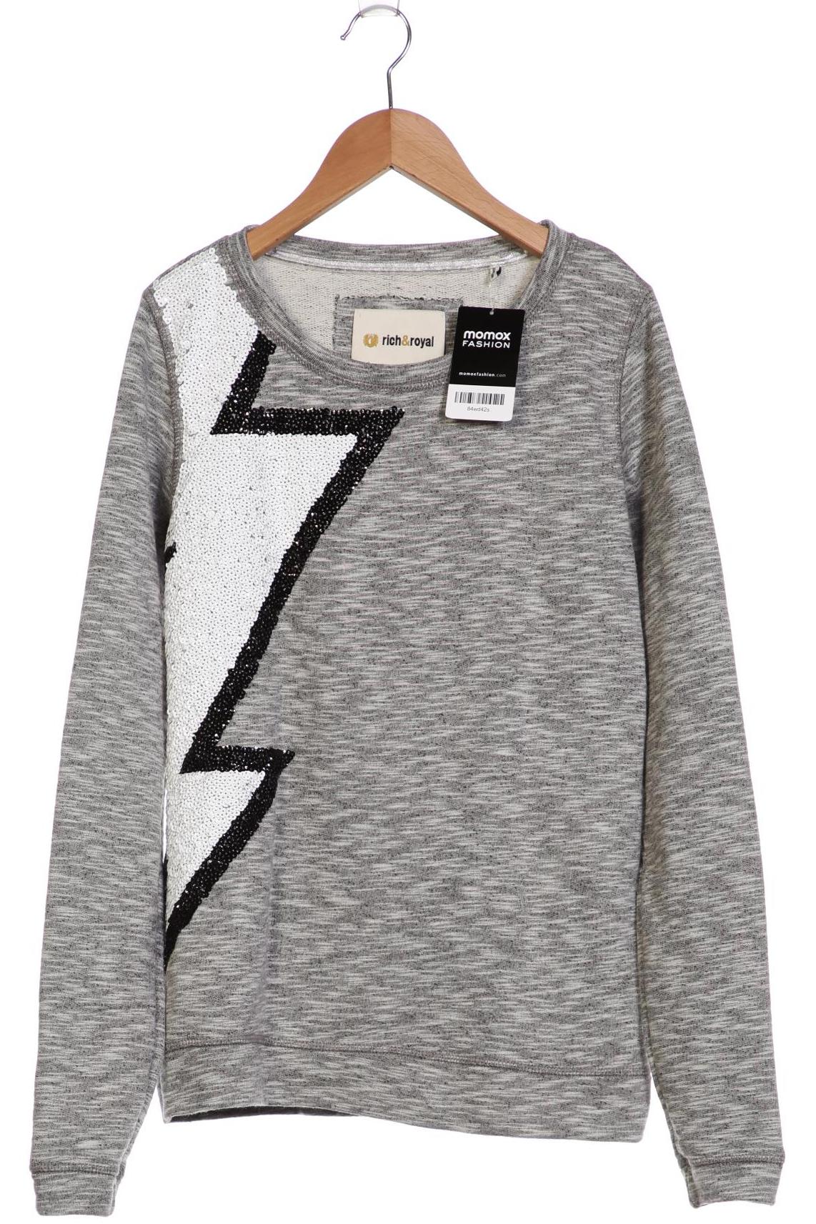 

Rich & Royal Damen Sweatshirt, grau, Gr. 38