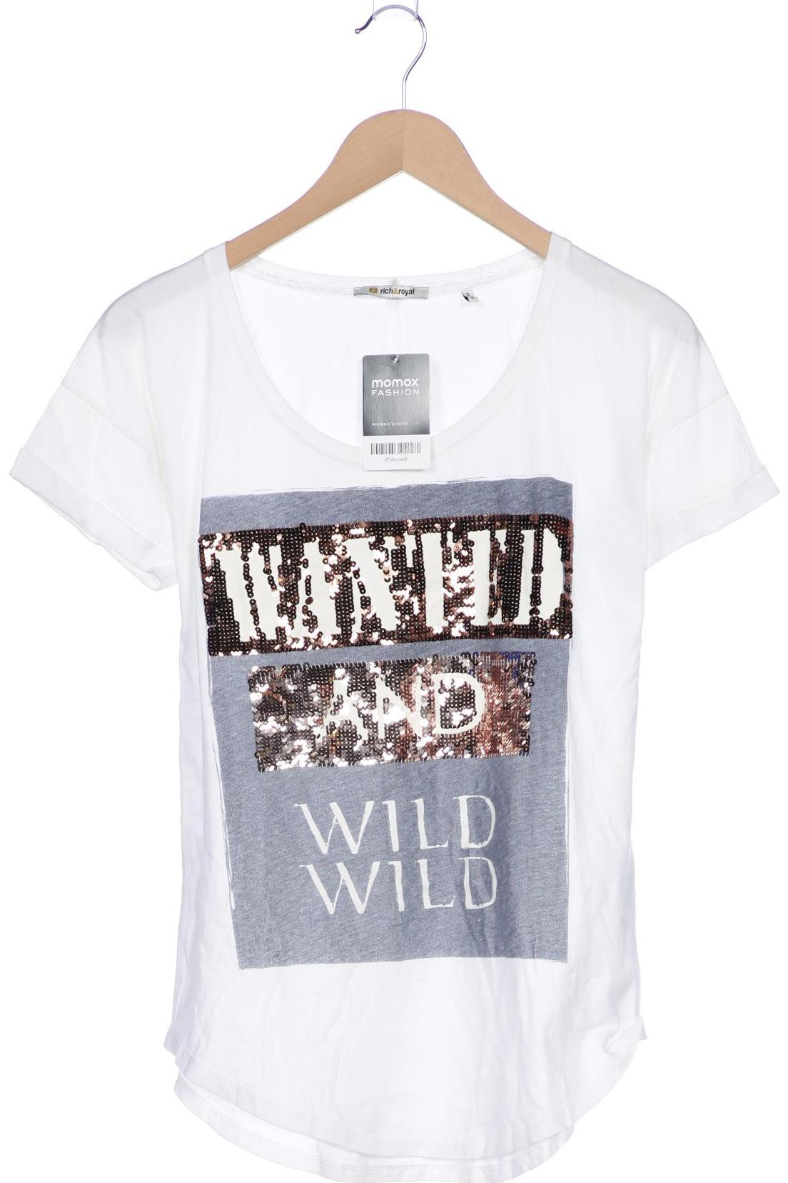 

Rich & Royal Damen T-Shirt, weiß, Gr. 38