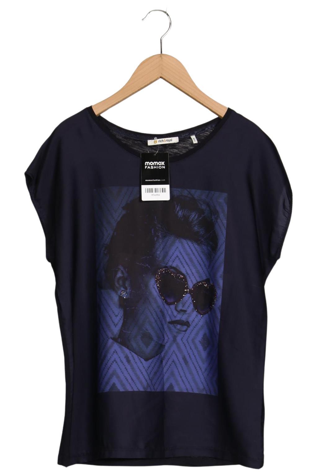 

Rich & Royal Damen T-Shirt, marineblau, Gr. 36