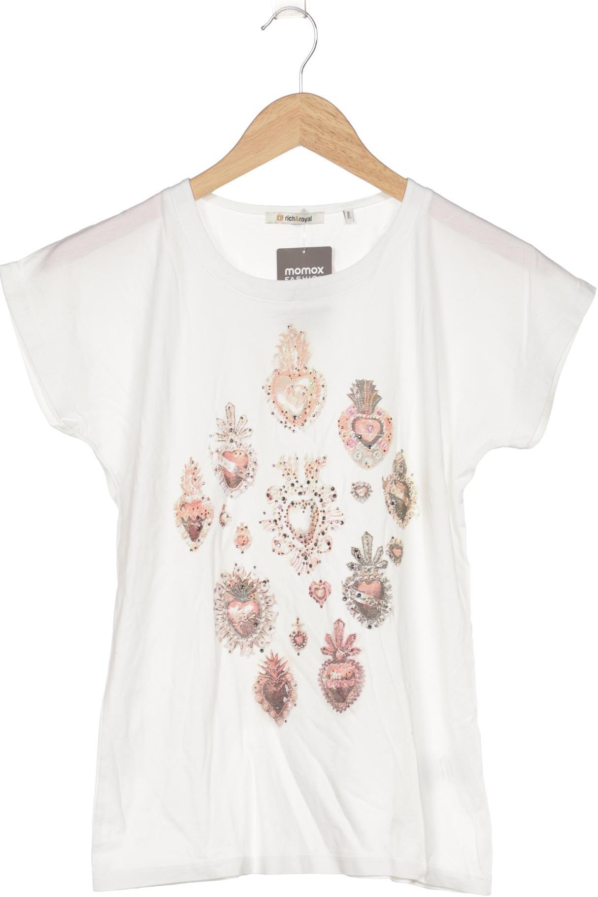 

Rich & Royal Damen T-Shirt, weiß, Gr. 36