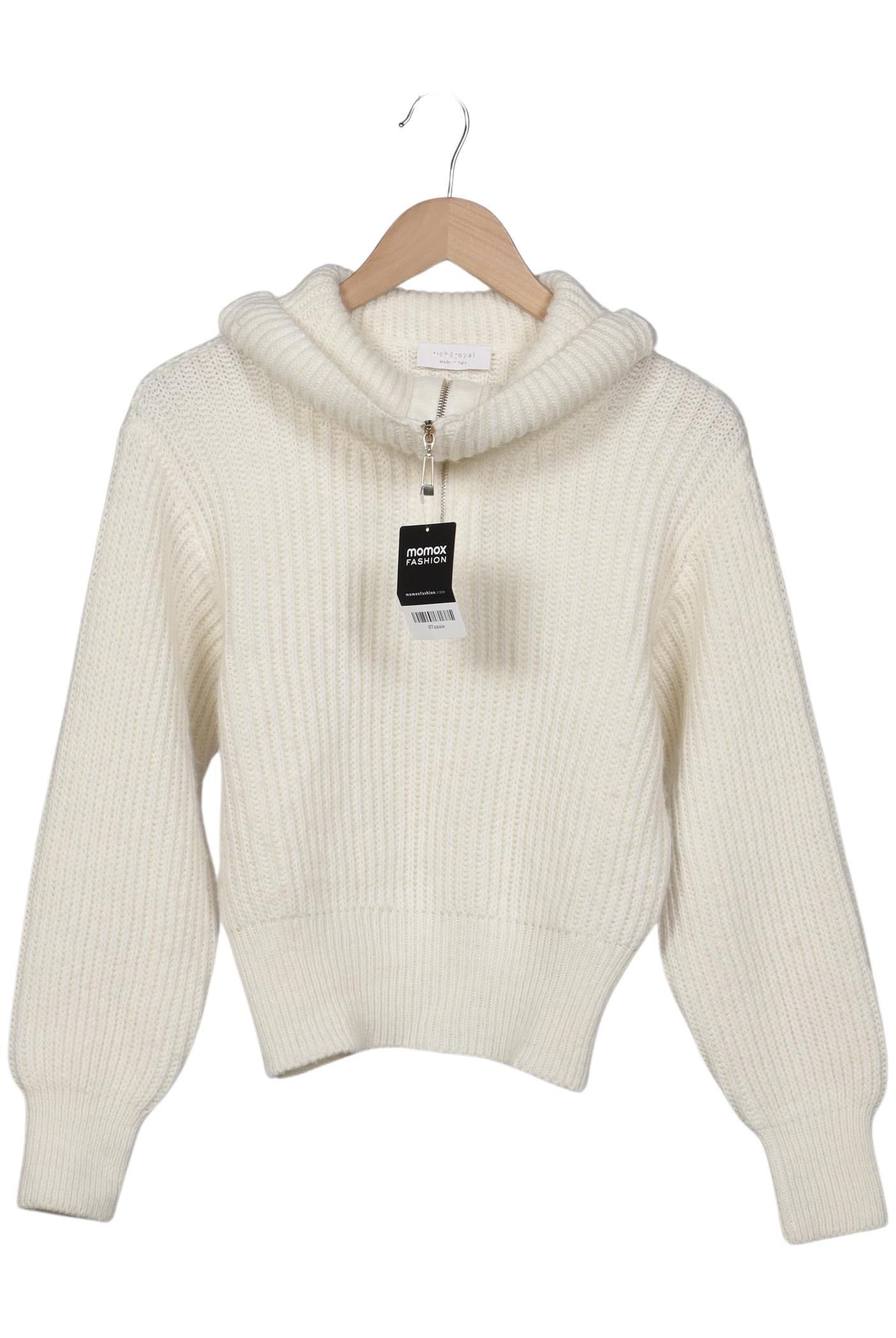 

Rich & Royal Damen Pullover, weiß, Gr. 34