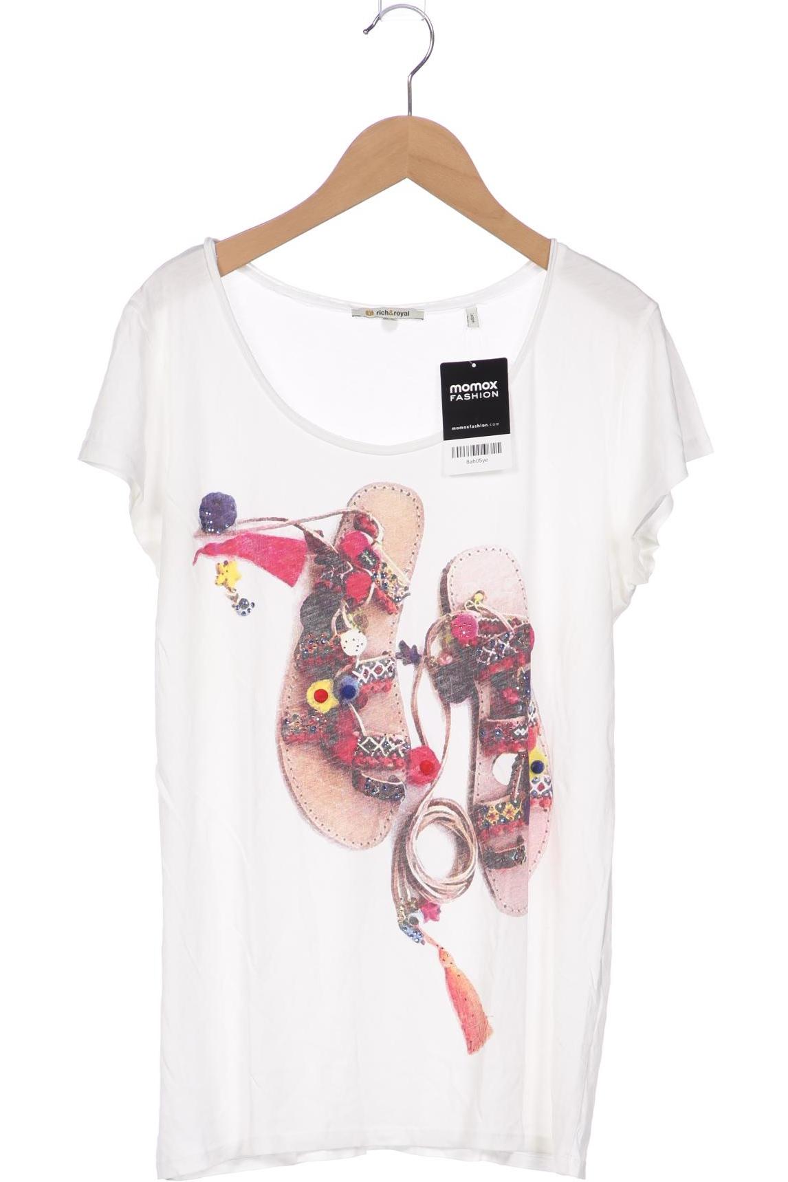 

Rich & Royal Damen T-Shirt, cremeweiß, Gr. 42