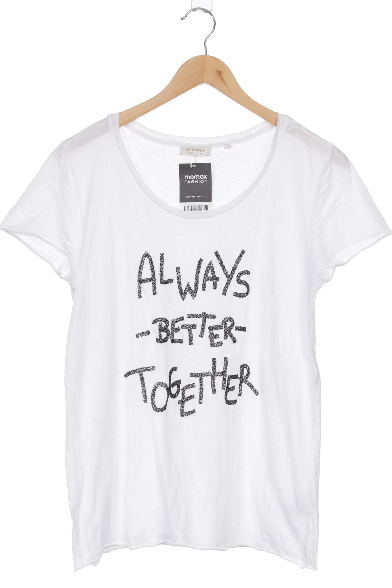 

Rich & Royal Damen T-Shirt, weiß, Gr. 38