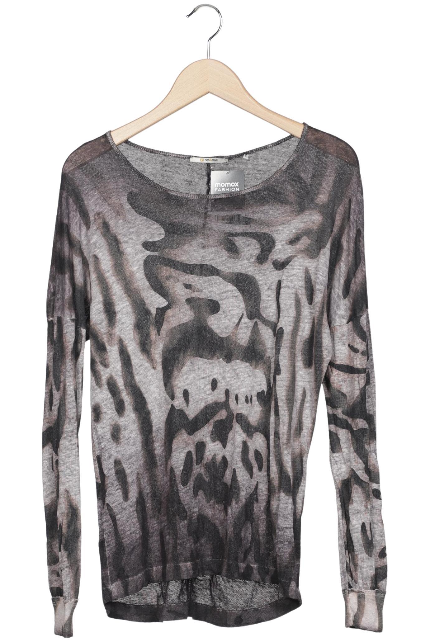 

Rich & Royal Damen Langarmshirt, grau, Gr. 36