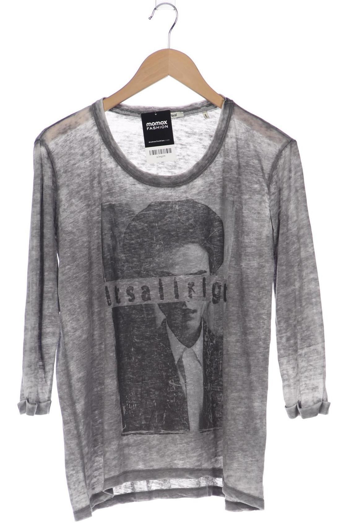 

Rich & Royal Damen Langarmshirt, grau, Gr. 36