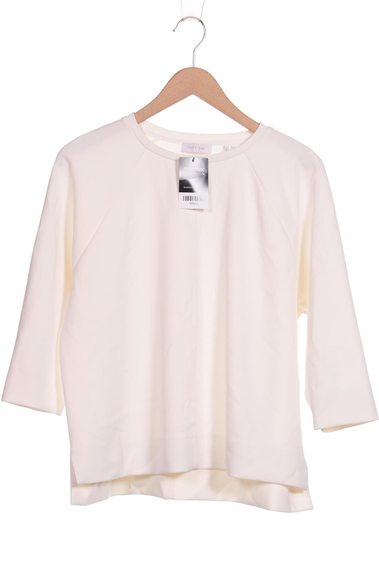 

Rich & Royal Damen Sweatshirt, weiß, Gr. 34