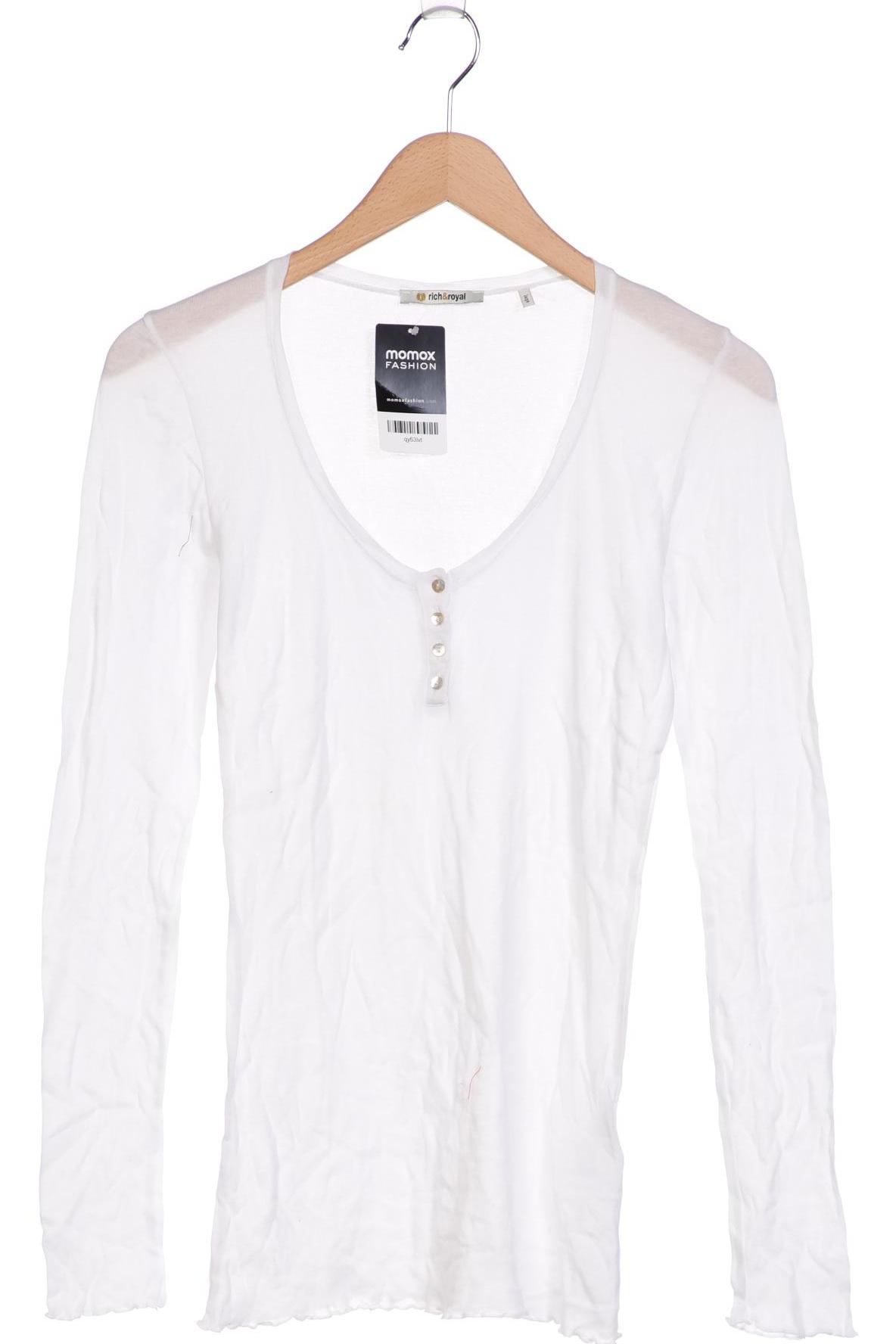 

Rich & Royal Damen Langarmshirt, weiß, Gr. 42