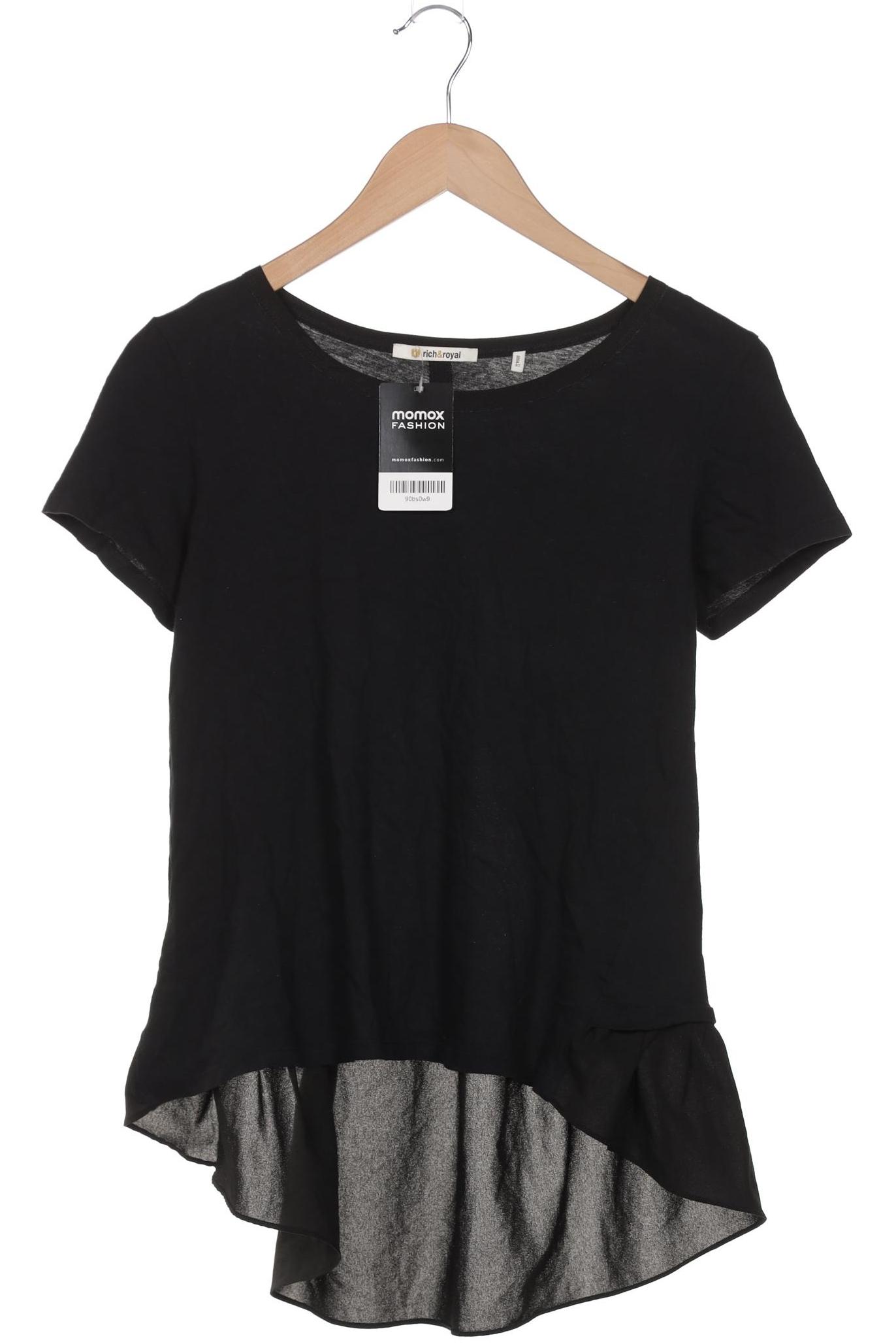 

Rich & Royal Damen T-Shirt, schwarz, Gr. 36
