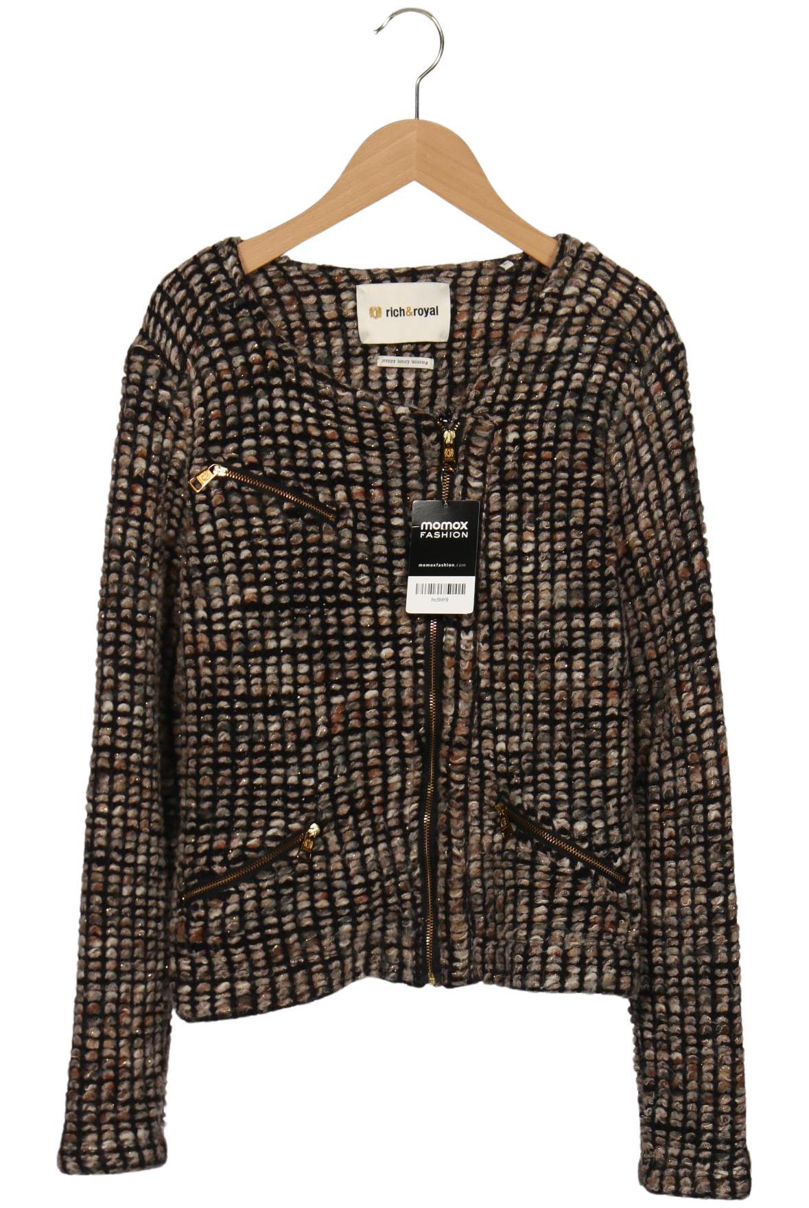 

Rich & Royal Damen Strickjacke, braun, Gr. 36