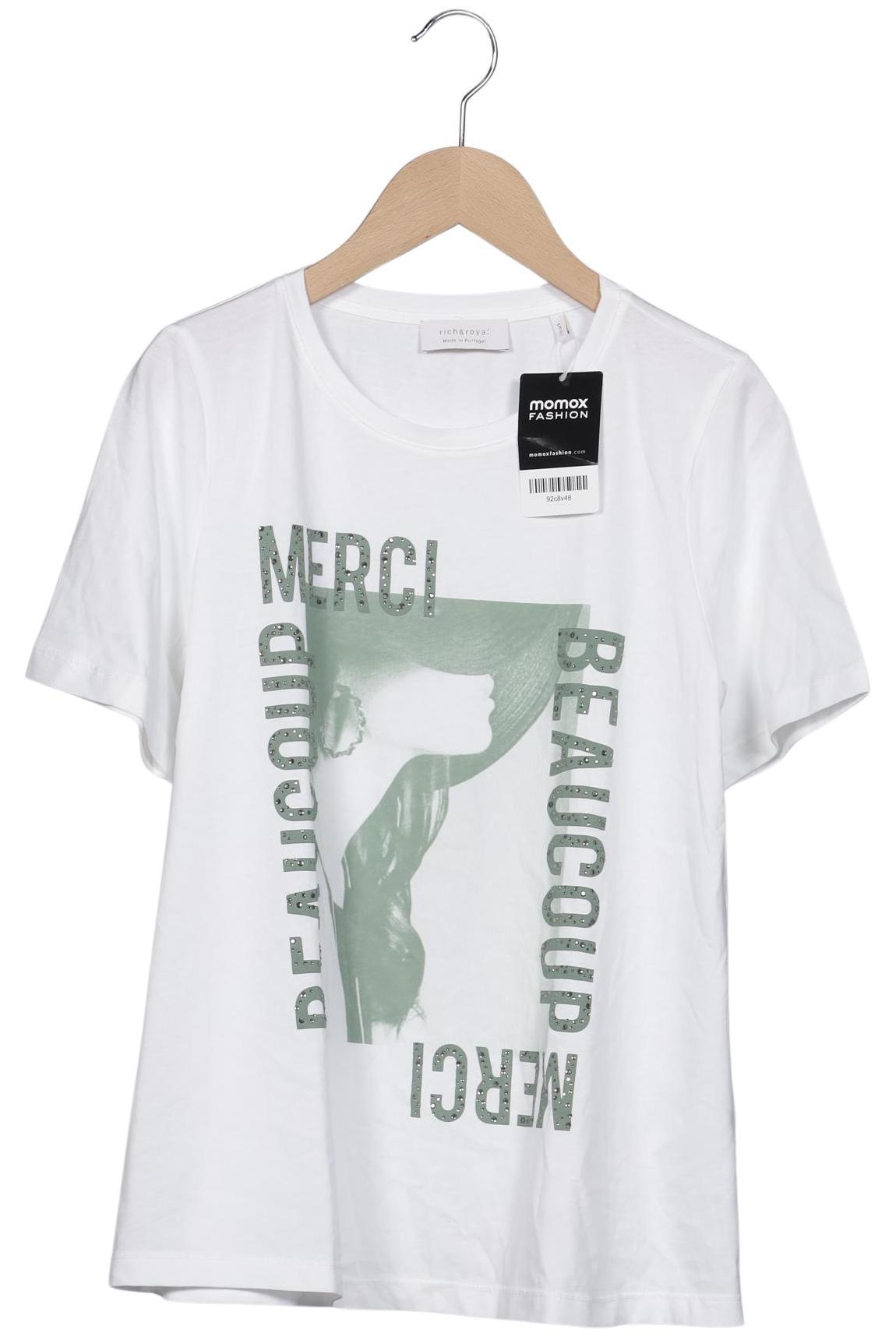 

Rich & Royal Damen T-Shirt, weiß, Gr. 36