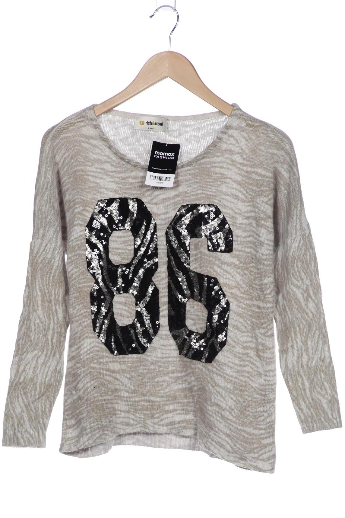 

Rich & Royal Damen Pullover, grün, Gr. 34