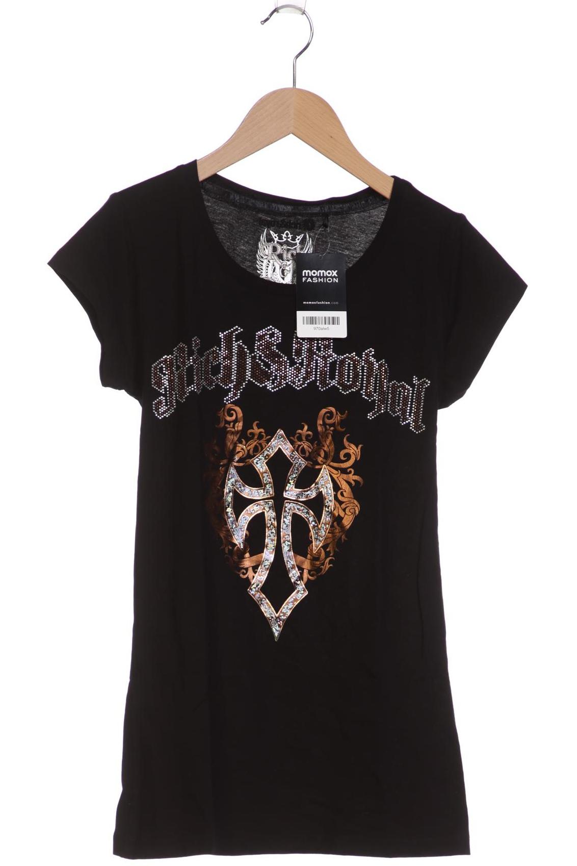 

Rich & Royal Damen T-Shirt, schwarz, Gr. 38