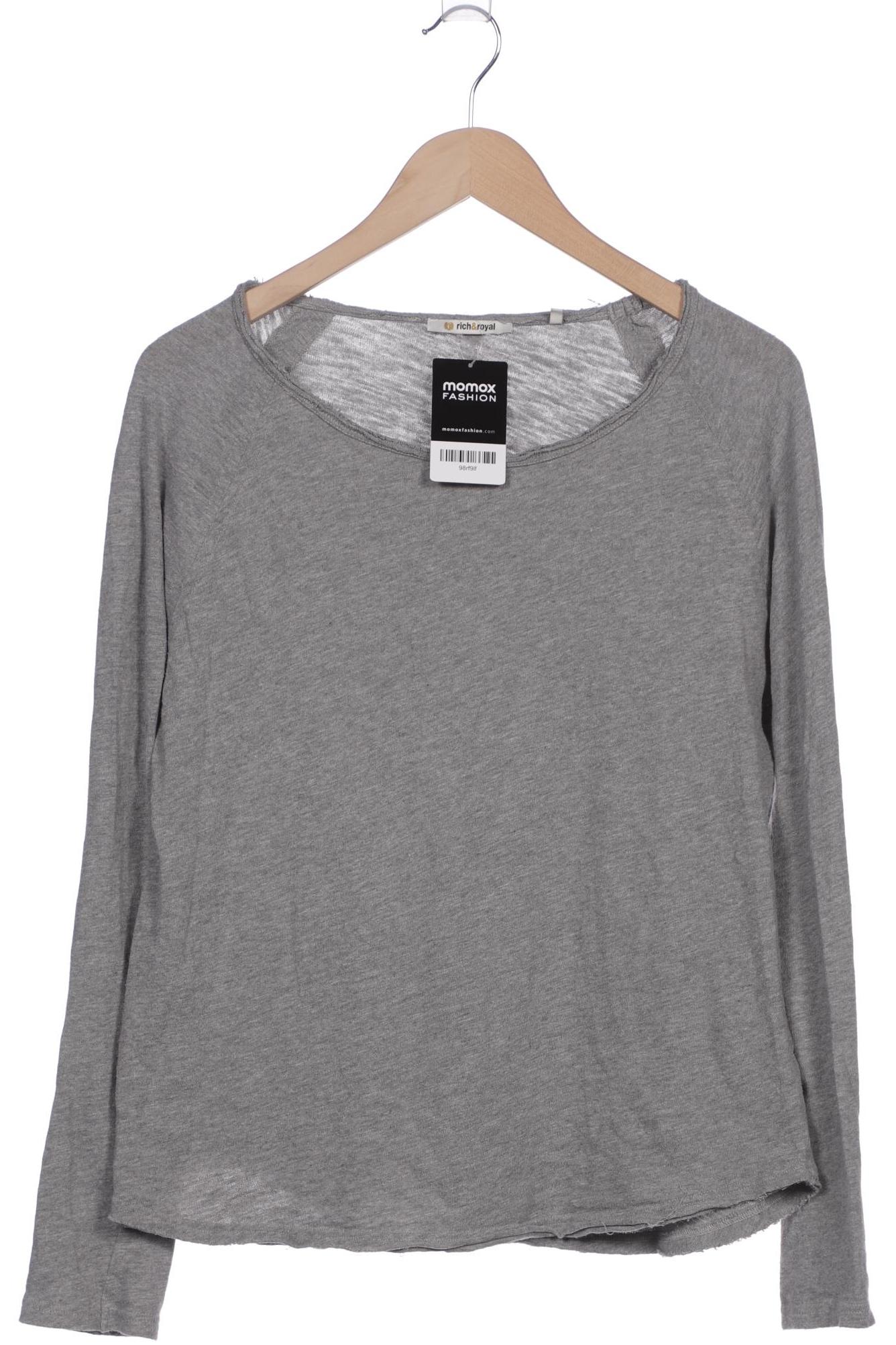 

Rich & Royal Damen Langarmshirt, grau, Gr. 44