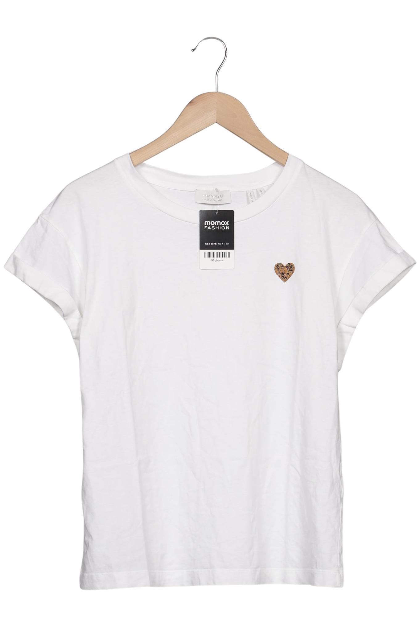 

Rich & Royal Damen T-Shirt, weiß, Gr. 36