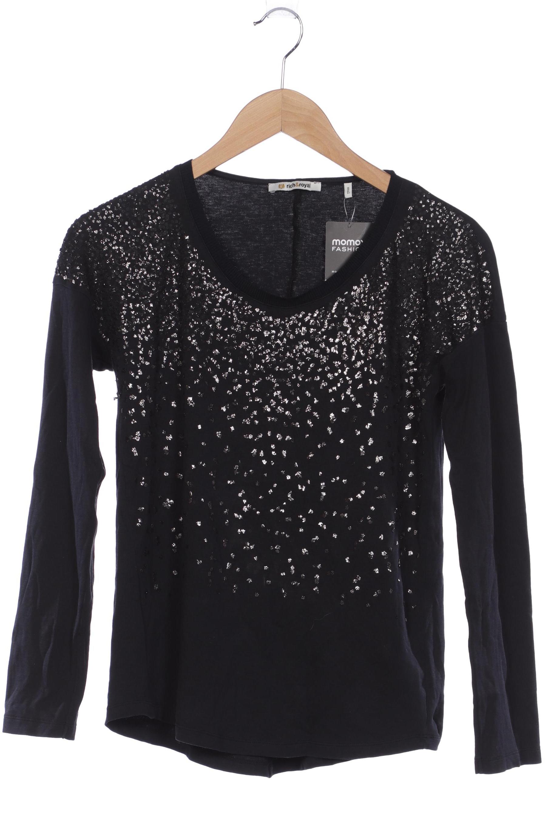 

Rich & Royal Damen Langarmshirt, schwarz, Gr. 36