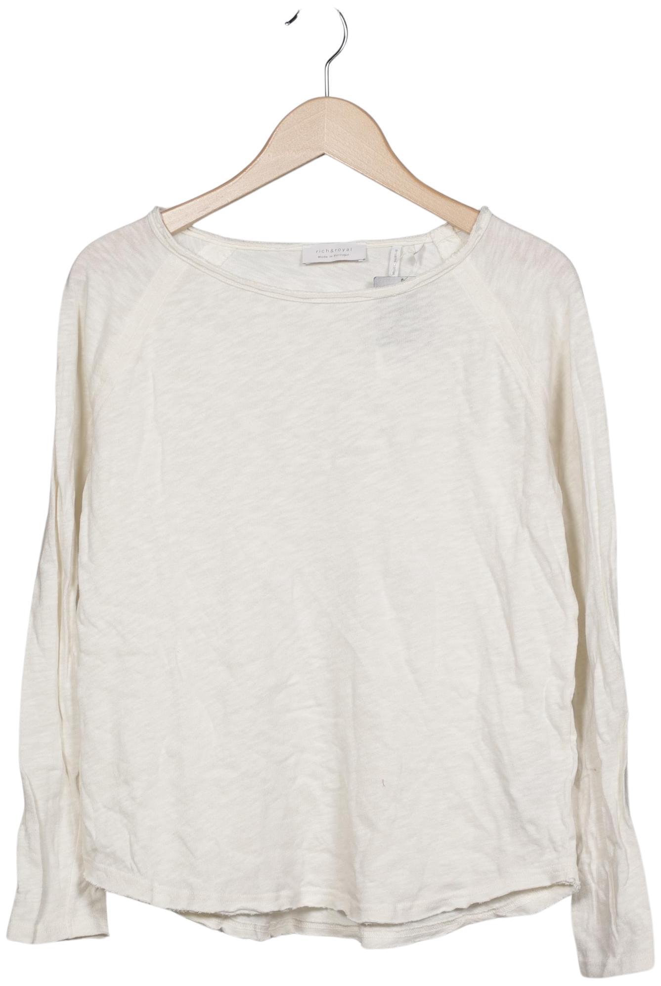 

Rich & Royal Damen Langarmshirt, cremeweiß, Gr. 36
