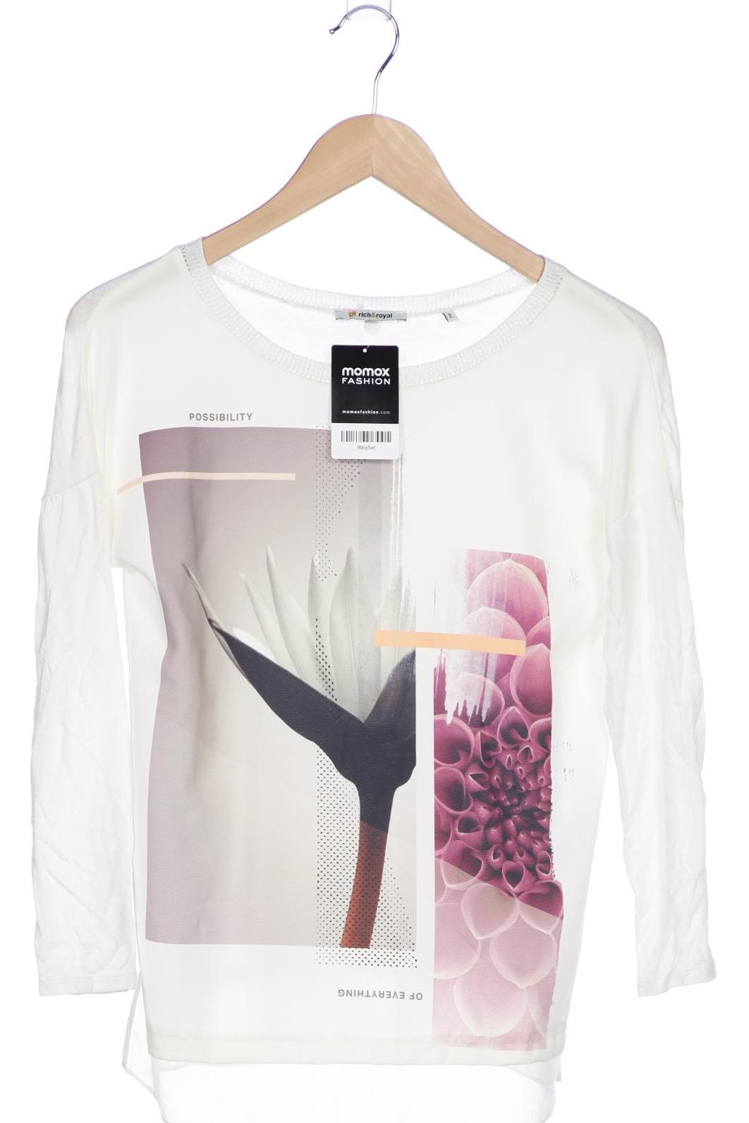 

Rich & Royal Damen Langarmshirt, weiß, Gr. 36