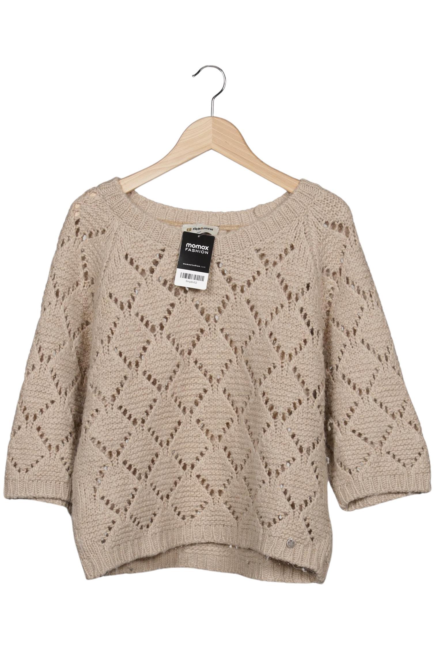 

Rich & Royal Damen Pullover, beige, Gr. 42