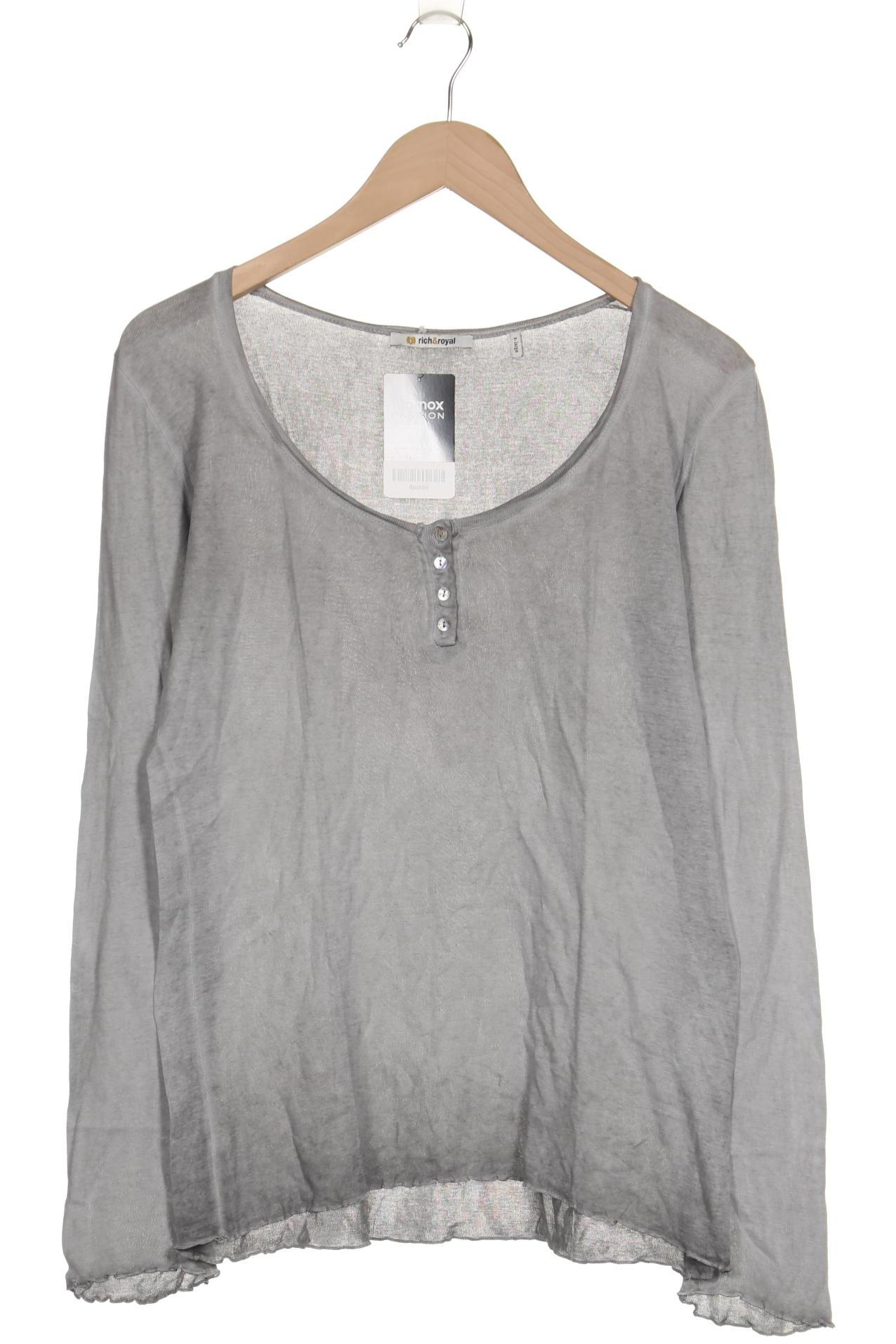 

Rich & Royal Damen Langarmshirt, grau, Gr. 44