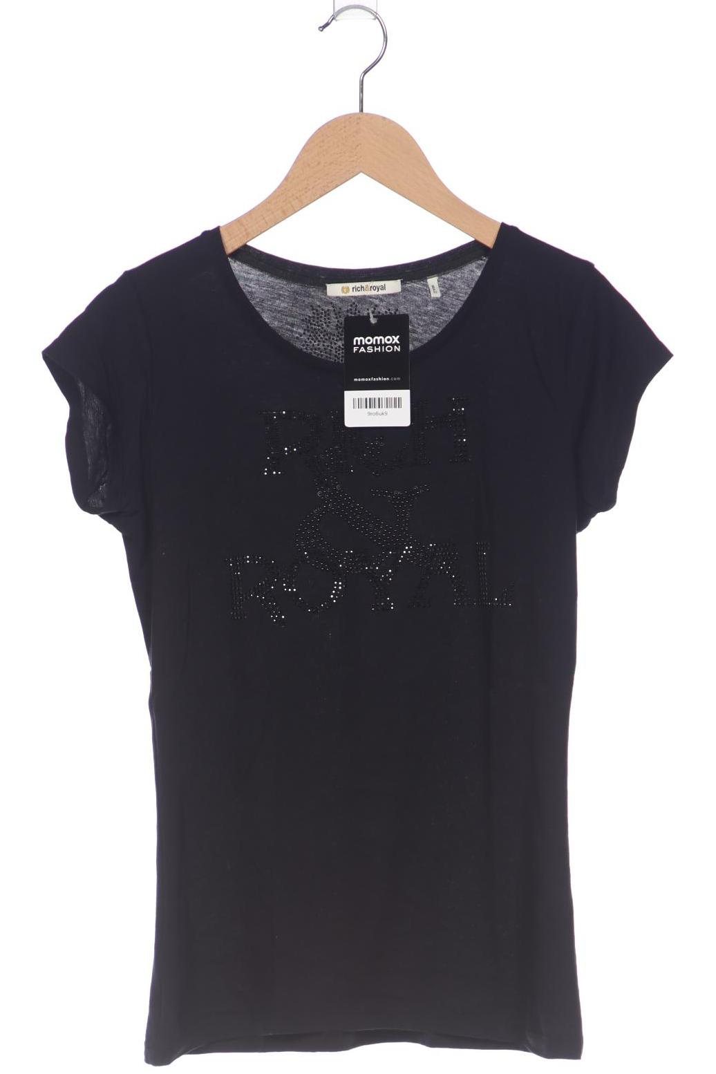 

Rich & Royal Damen T-Shirt, schwarz, Gr. 36
