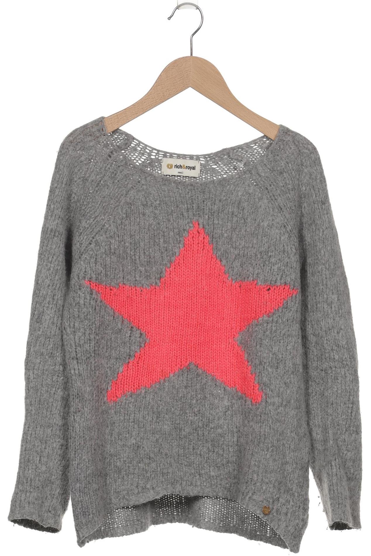 

Rich & Royal Damen Pullover, grau, Gr. 36