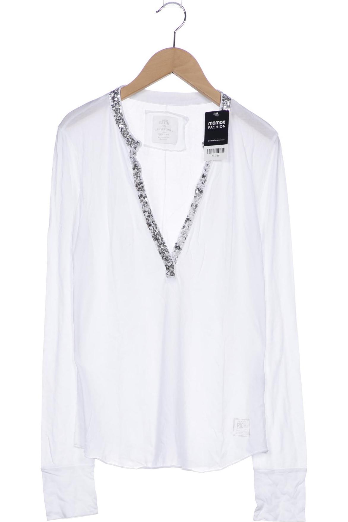 

Rich & Royal Damen Langarmshirt, weiß, Gr. 36