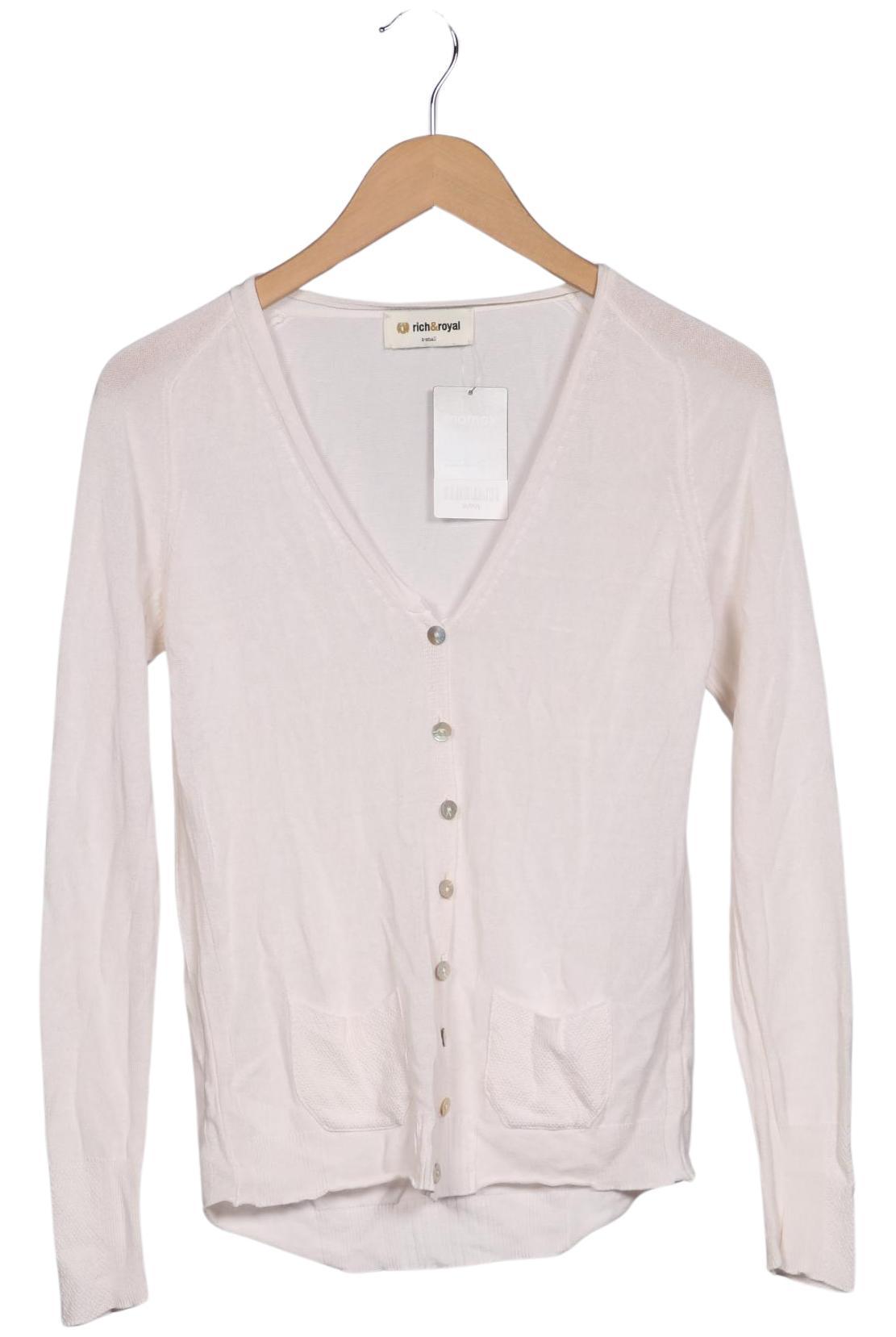 

Rich & Royal Damen Strickjacke, cremeweiß, Gr. 34