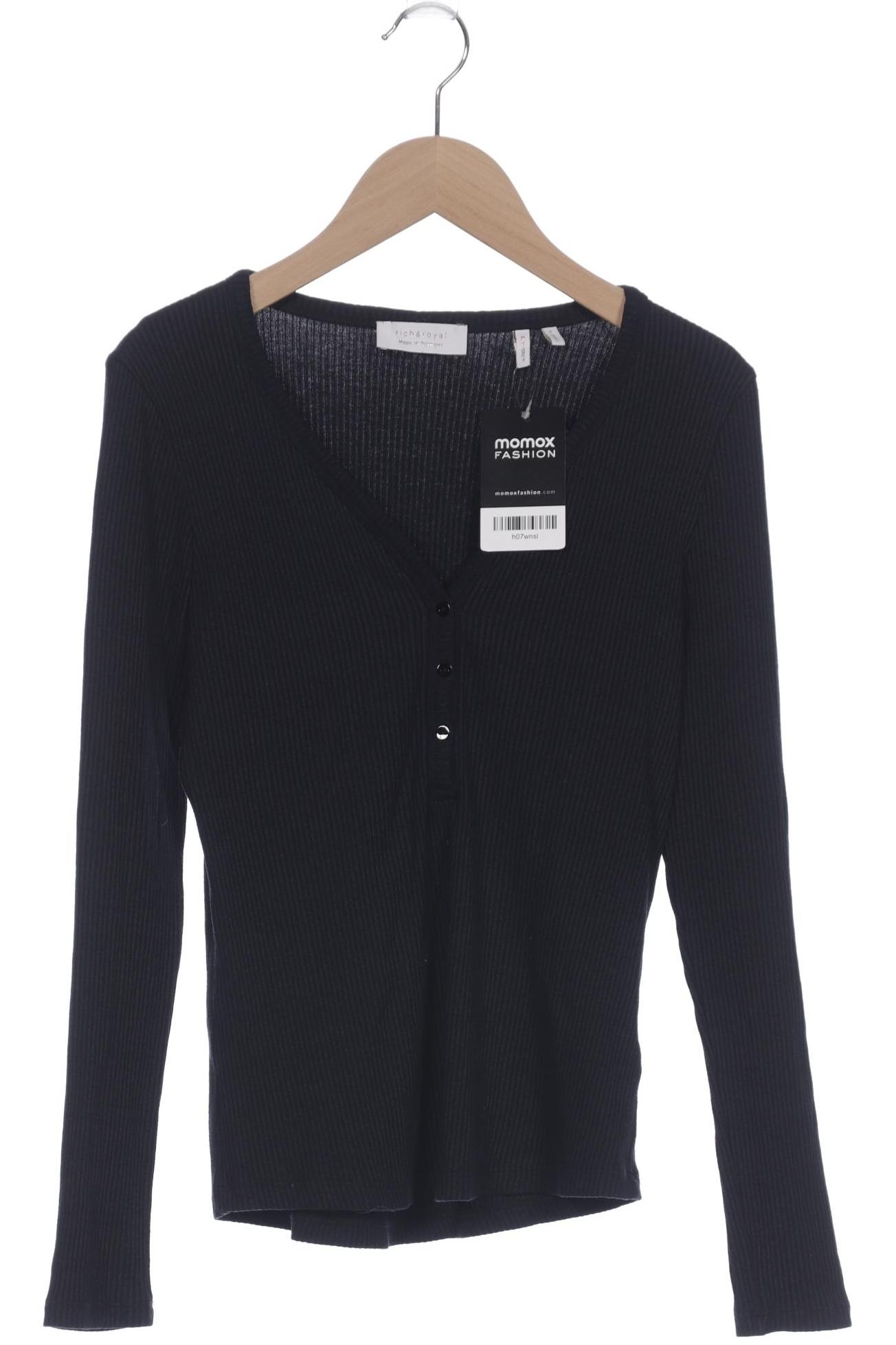 

Rich & Royal Damen Langarmshirt, schwarz, Gr. 34
