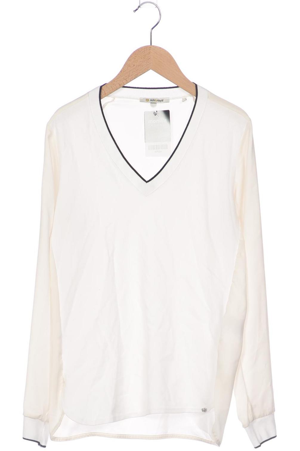 

Rich & Royal Damen Langarmshirt, cremeweiß, Gr. 36
