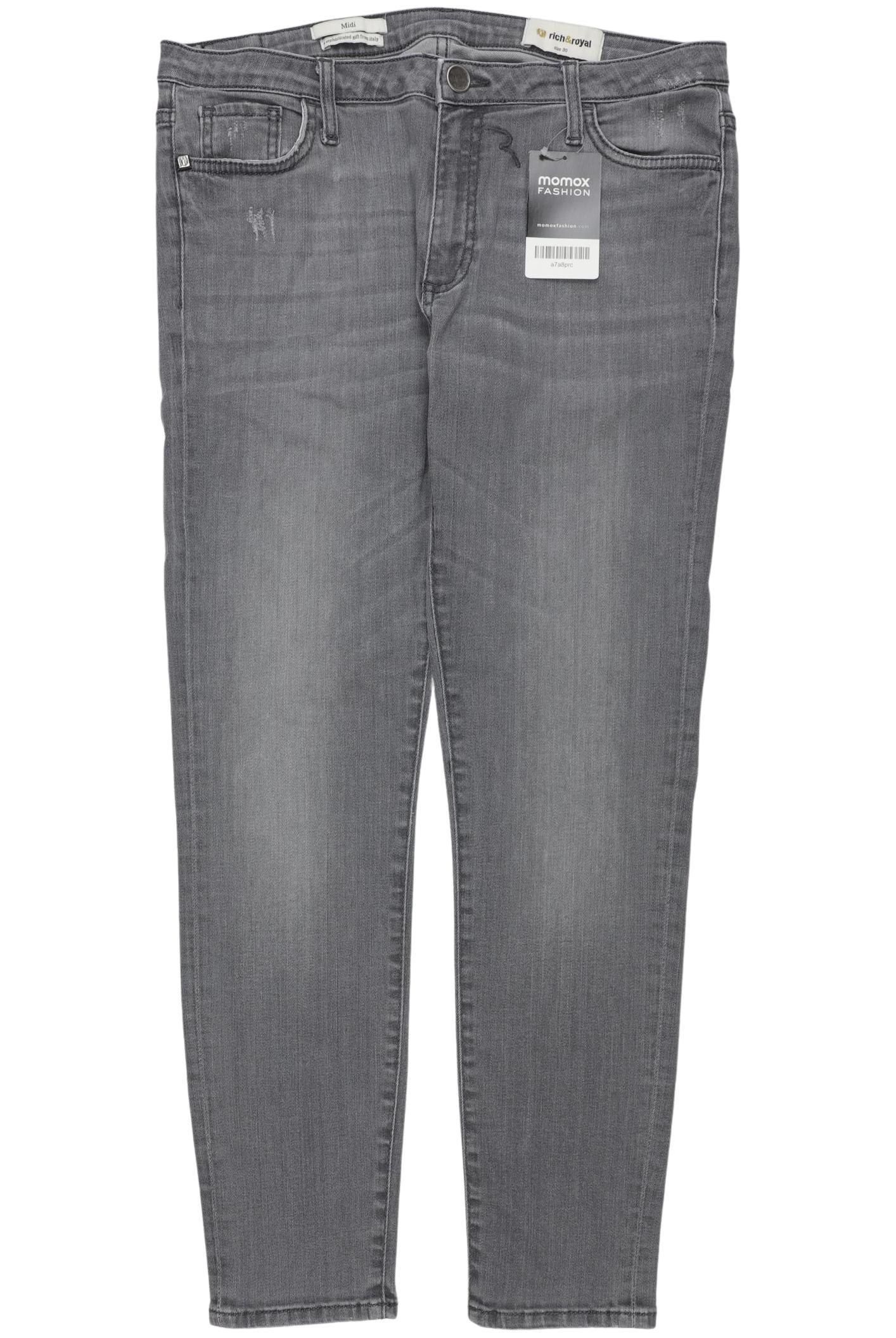 

Rich & Royal Damen Jeans, grau, Gr. 31